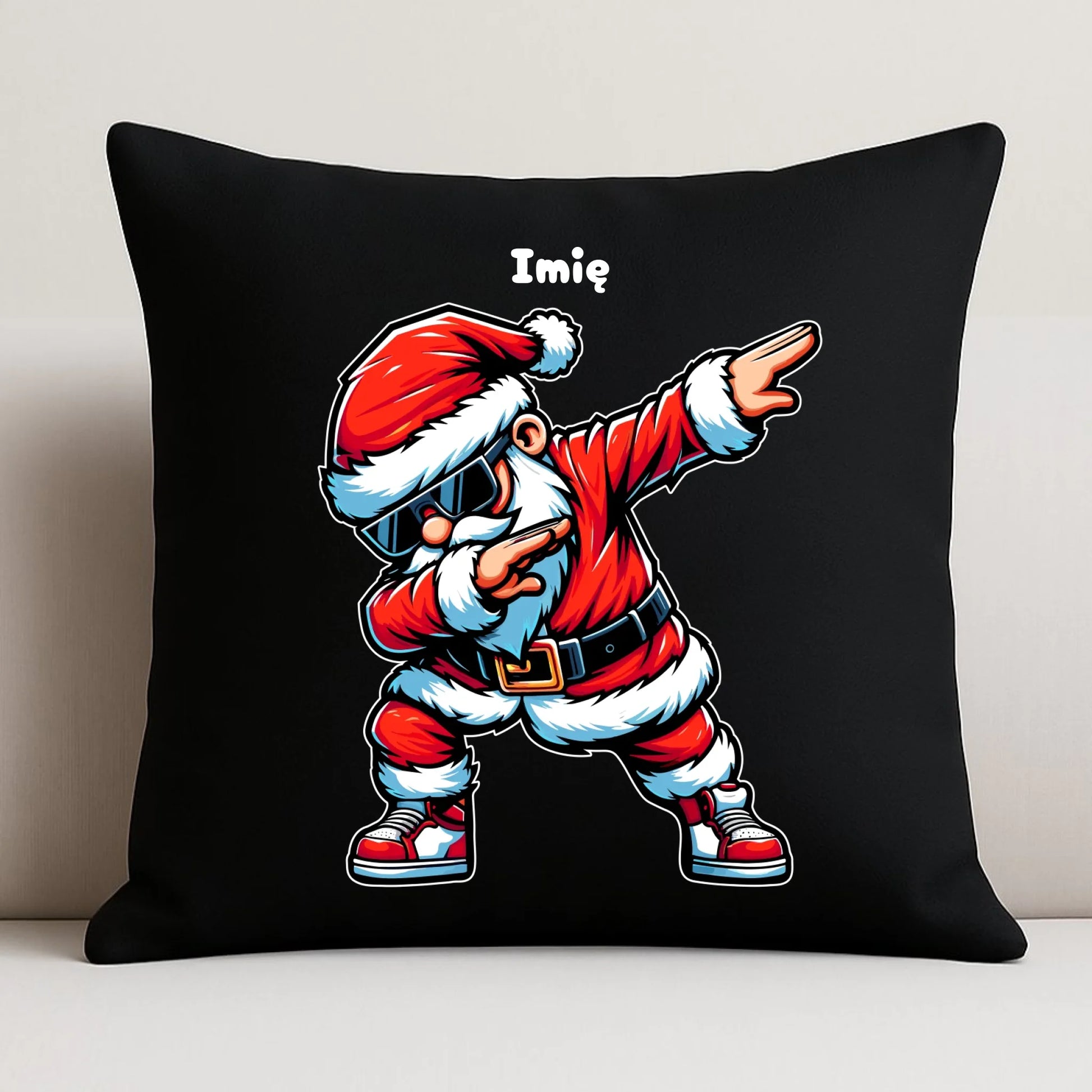 Poduszka dekoracyjna świąteczna - Mikołaj - na Mikołajki - personalizowana BN136 - StoryCups.pl