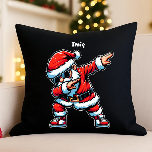 Poduszka dekoracyjna świąteczna - Mikołaj - na Mikołajki - personalizowana BN136 - StoryCups.pl
