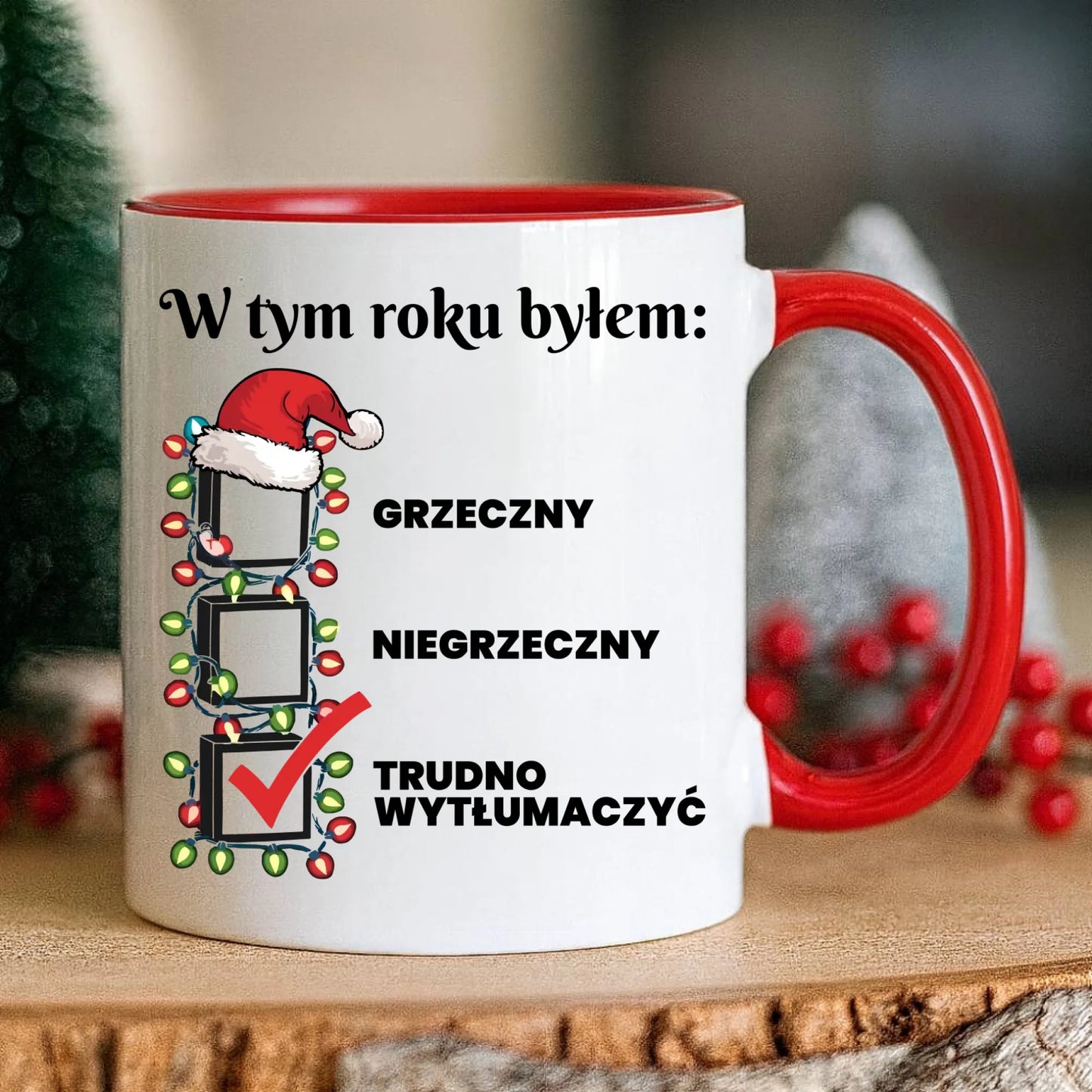 Kubek świąteczny dla niego - Trudno wytłumaczyć BN134 - StoryCups.pl