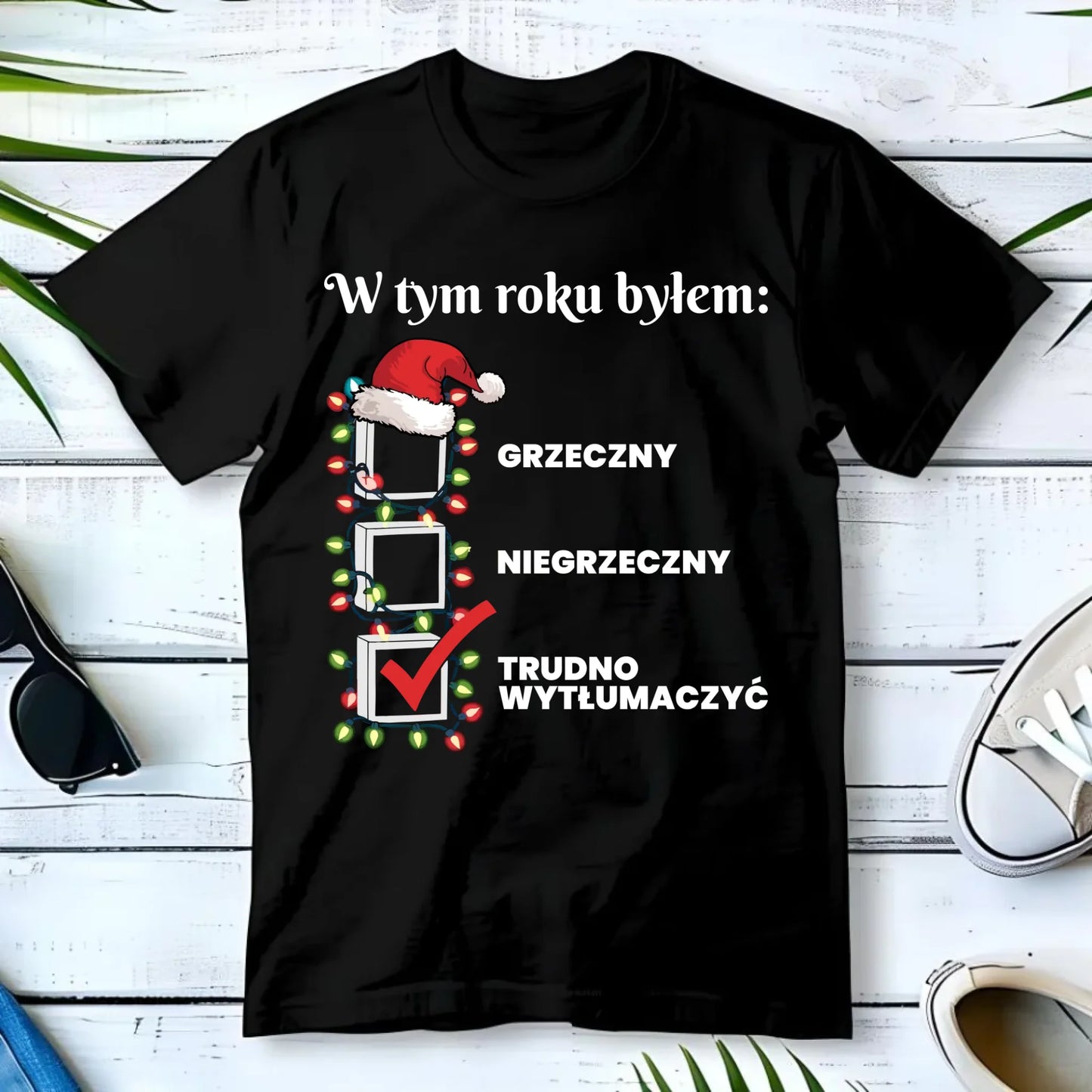 Koszulka męska świąteczna - Trudno wytłumaczyć BN134 - StoryCups.pl