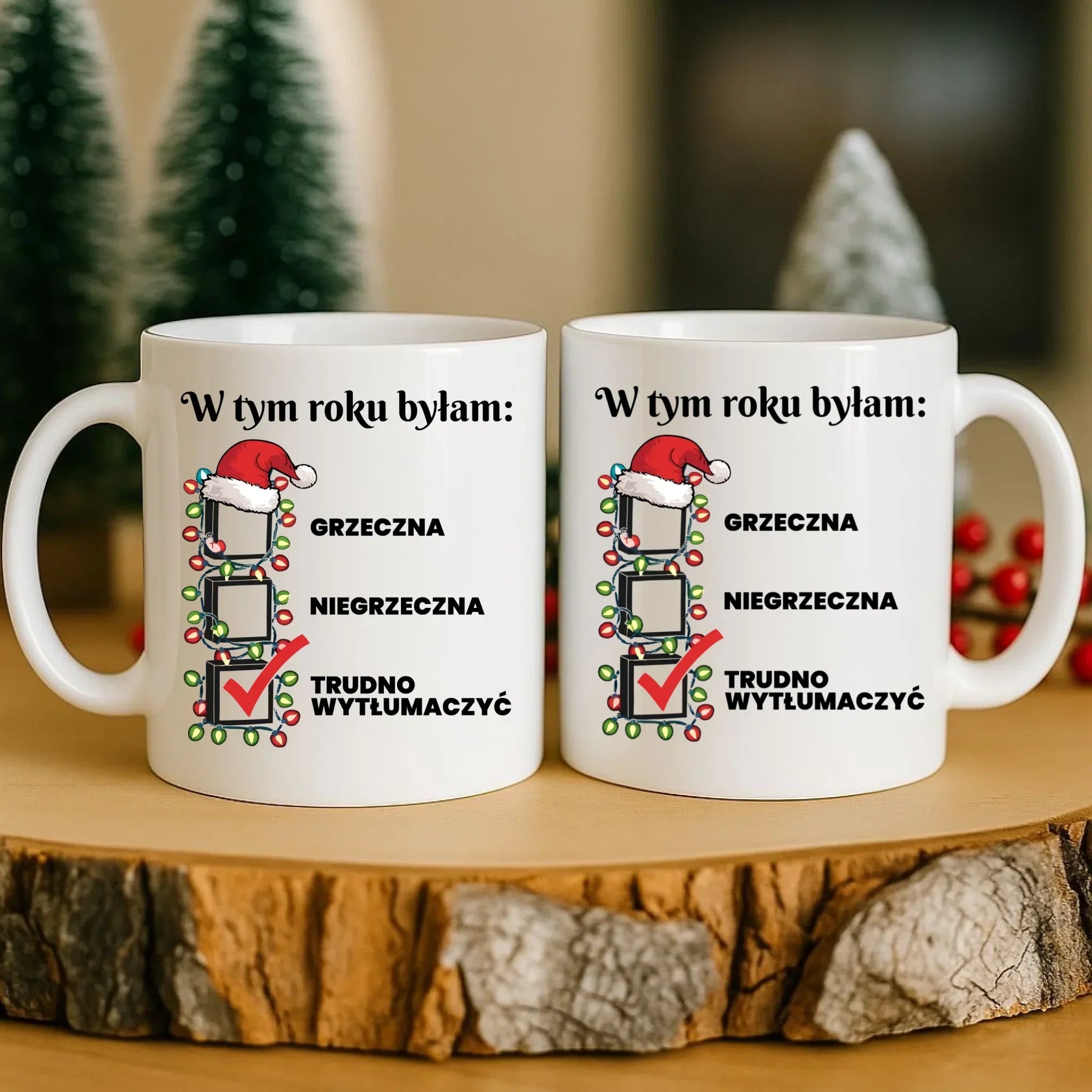 Kubek świąteczny dla niej - Trudno wytłumaczyć BN137 - StoryCups.pl