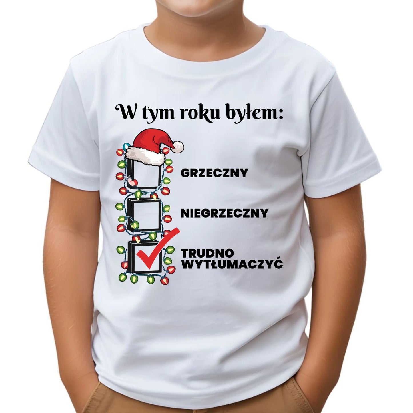 Koszulka dziecięca świąteczna dla chłopca - Trudno wytłumaczyć BN134 - StoryCups.pl