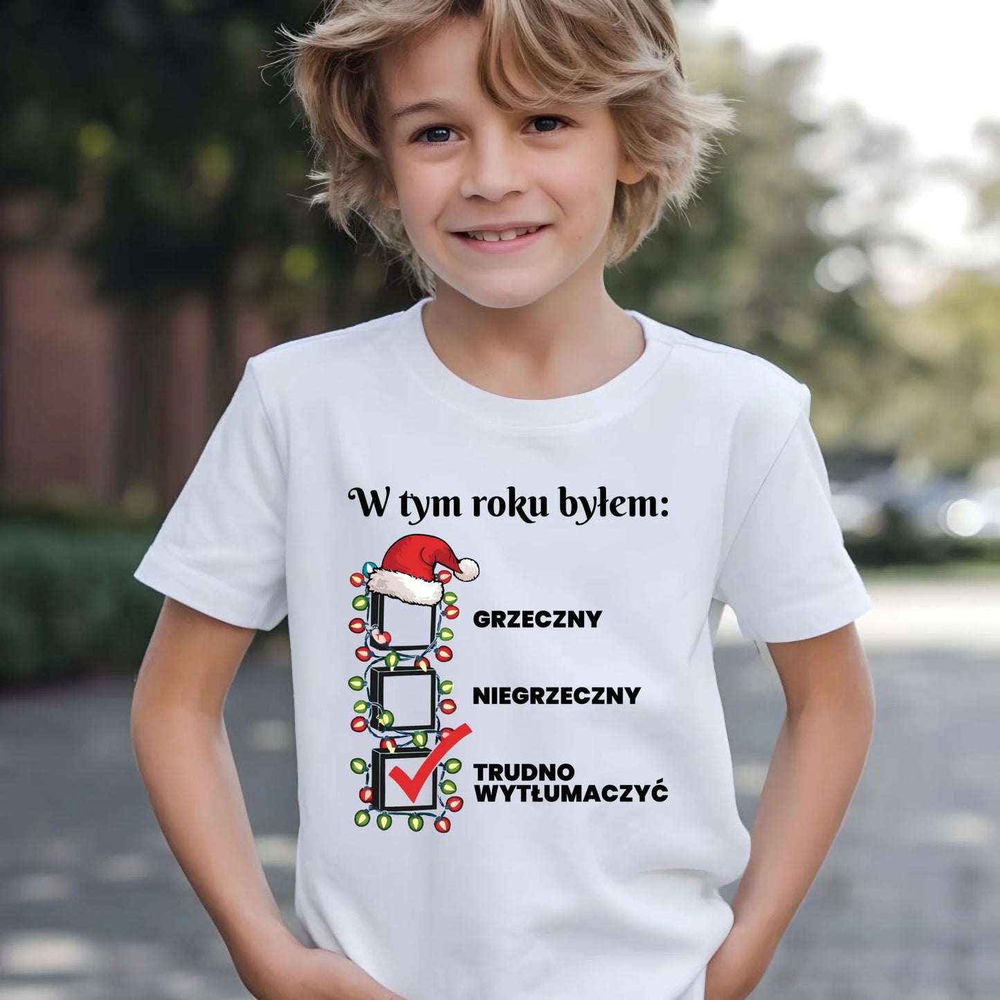 Koszulka dziecięca świąteczna dla chłopca - Trudno wytłumaczyć BN134 - StoryCups.pl