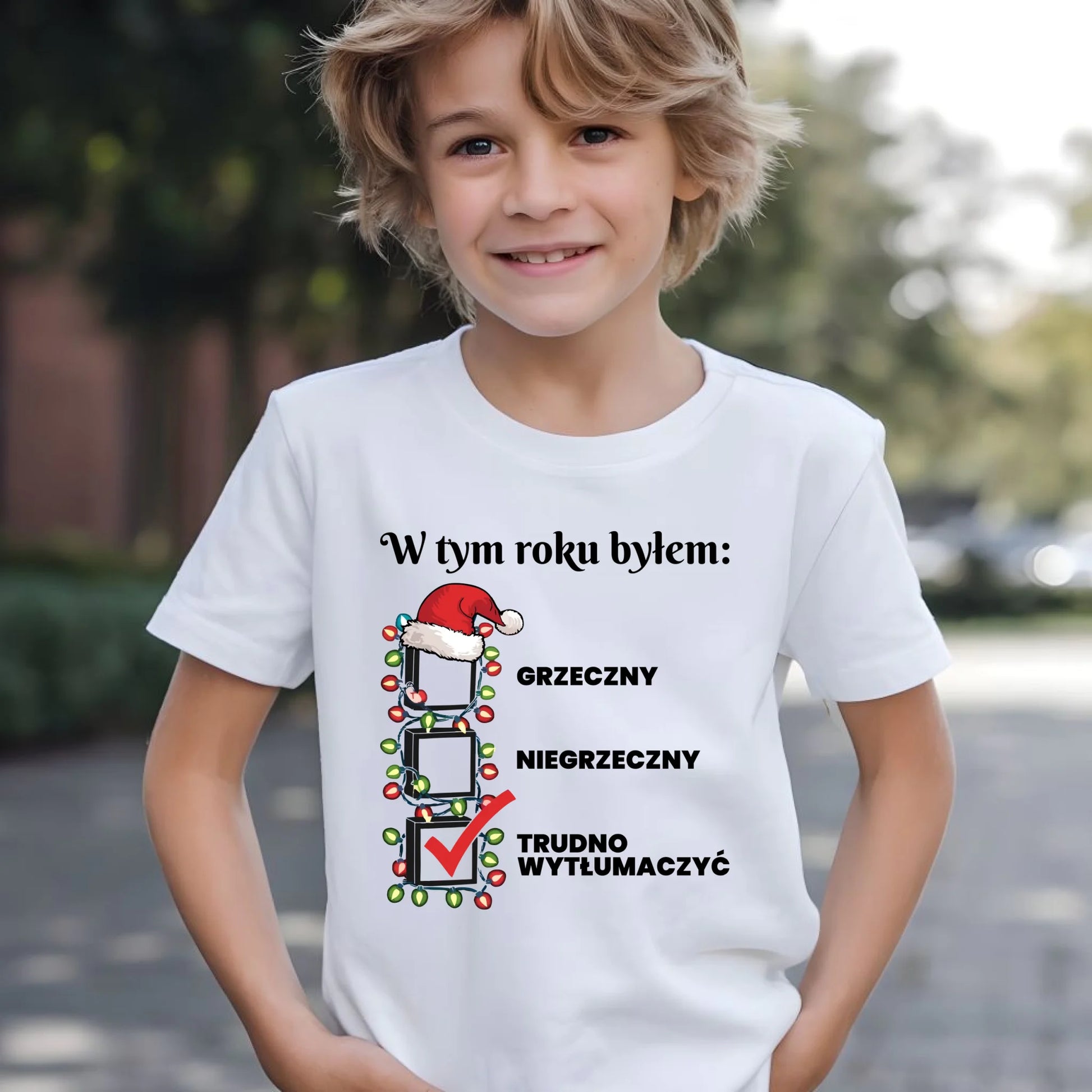 Koszulka dziecięca świąteczna dla chłopca - Trudno wytłumaczyć BN134 - StoryCups.pl