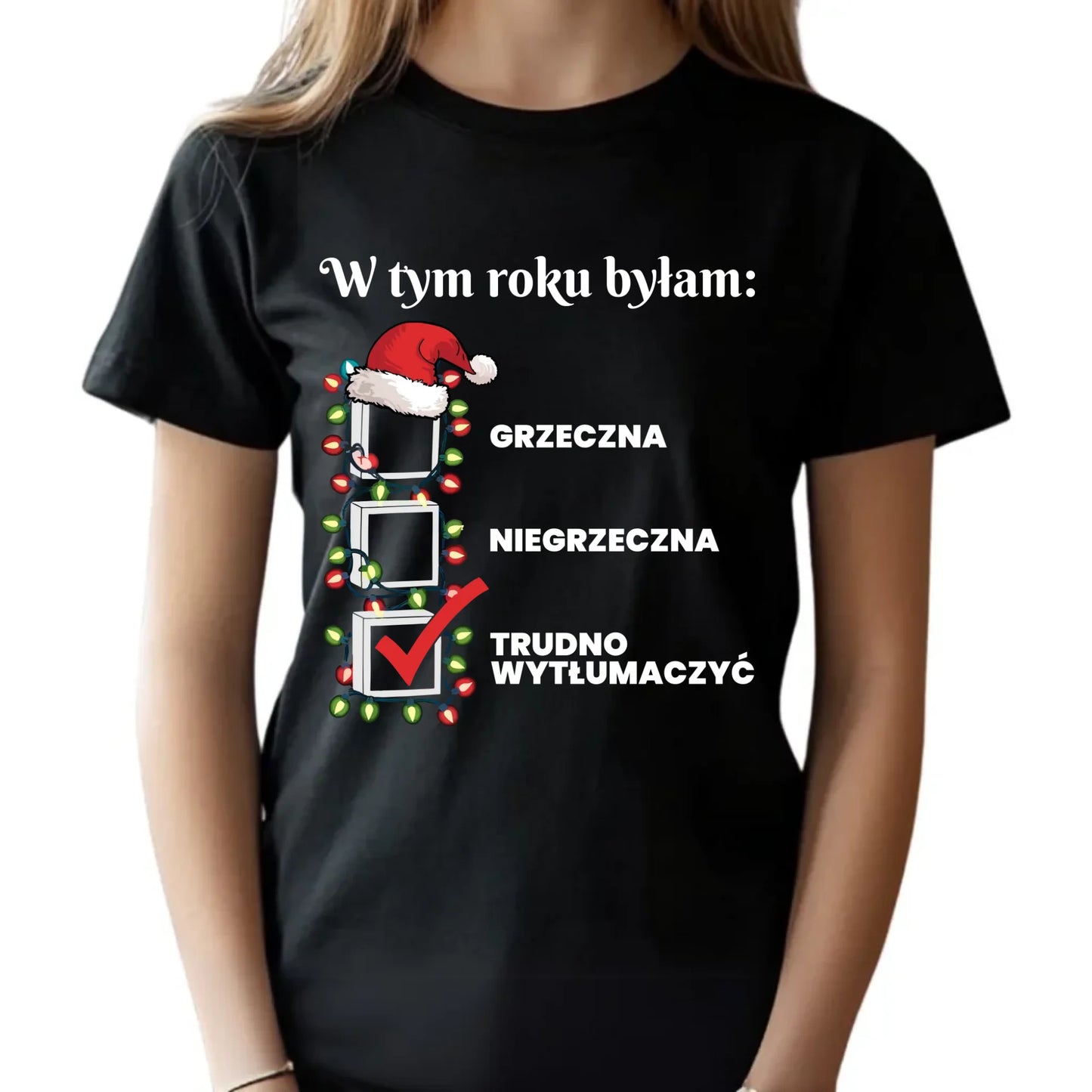 Koszulka dziecięca świąteczna dla dziewczynki - Trudno wytłumaczyć BN137 - StoryCups.pl