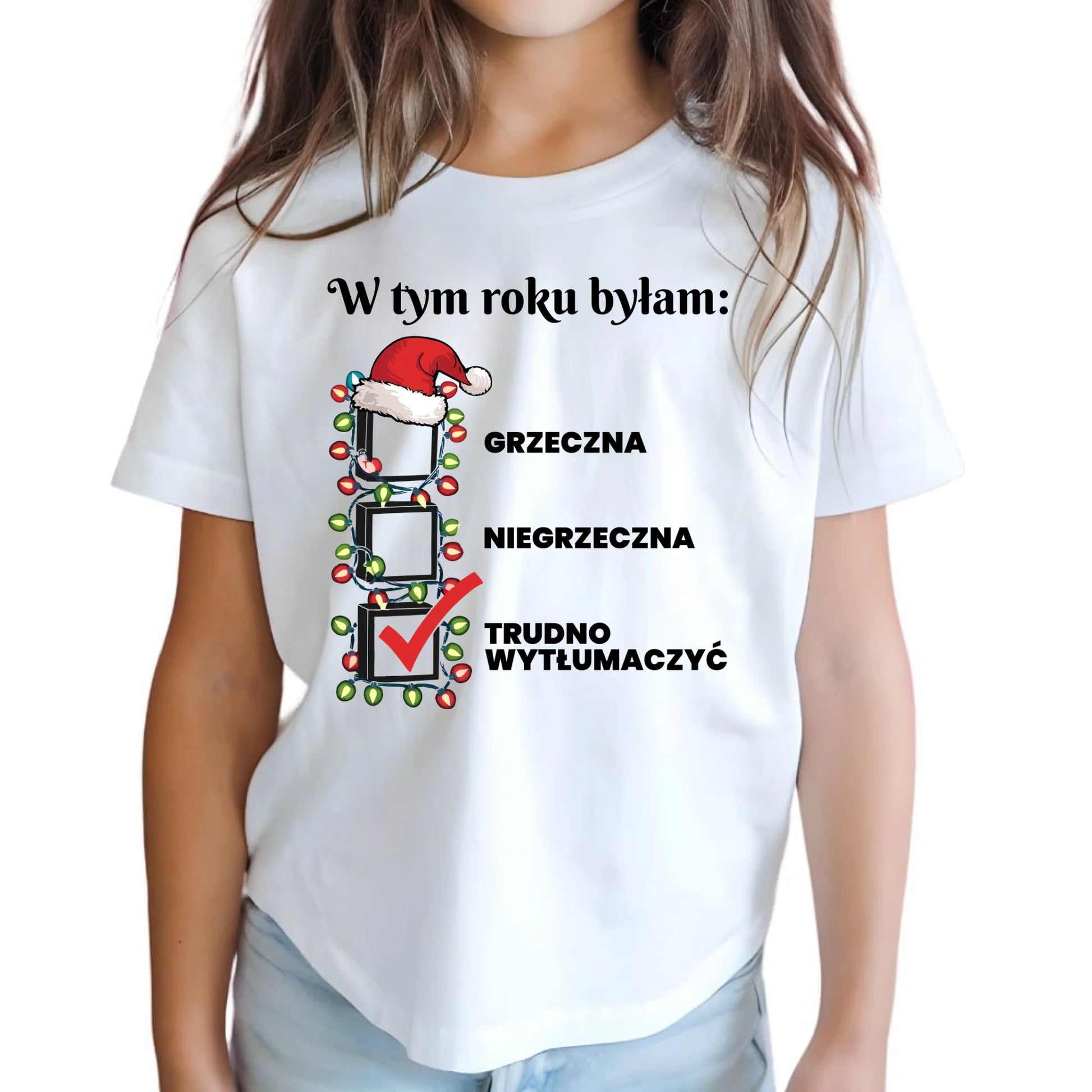 Koszulka dziecięca świąteczna dla dziewczynki - Trudno wytłumaczyć BN137 - StoryCups.pl