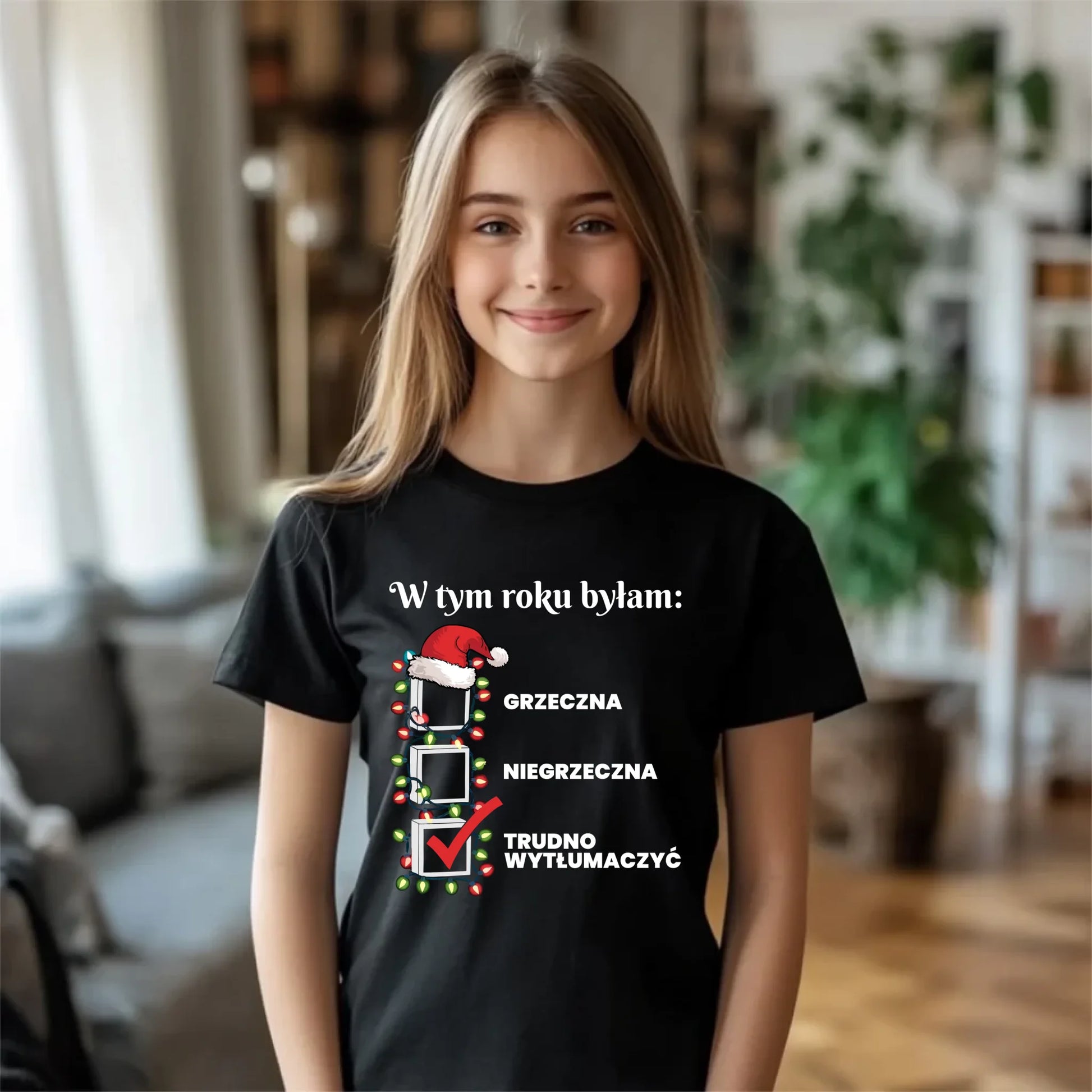 Koszulka dziecięca świąteczna dla dziewczynki - Trudno wytłumaczyć BN137 - StoryCups.pl