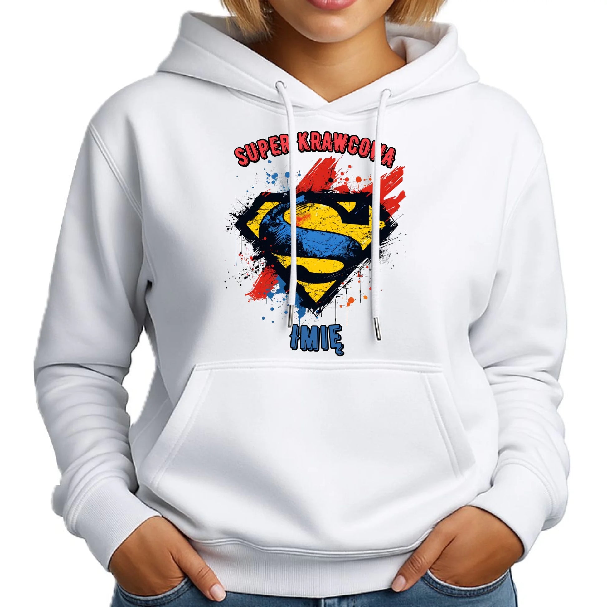 Bluza damska z kapturem szyciowa dla krawcowej - Super Krawcowa HS36 - StoryCups.pl