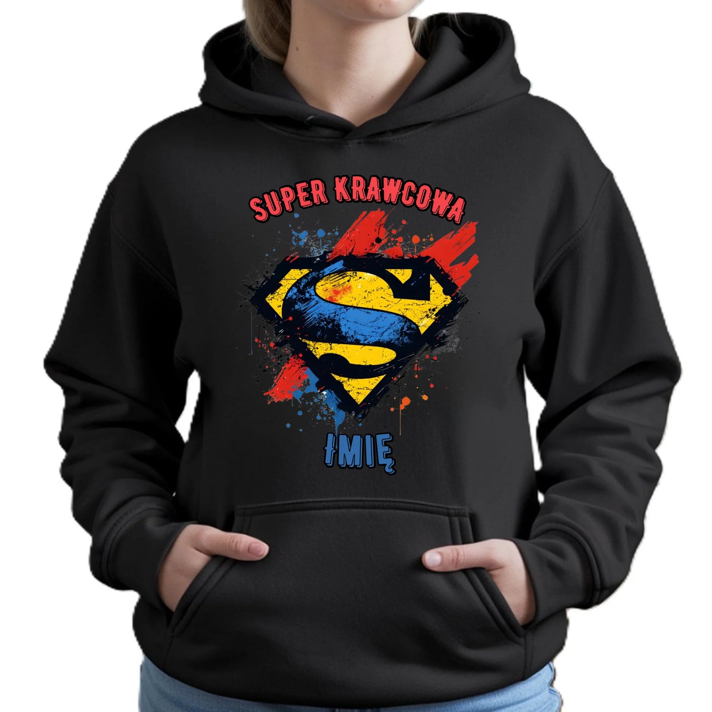Bluza damska z kapturem szyciowa dla krawcowej - Super Krawcowa HS36 - StoryCups.pl