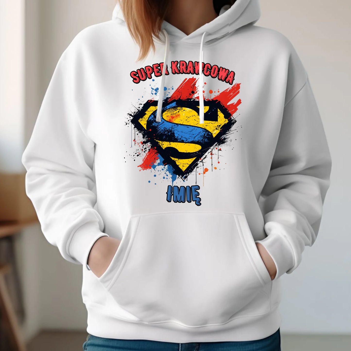 Bluza damska z kapturem szyciowa dla krawcowej - Super Krawcowa HS36 - StoryCups.pl