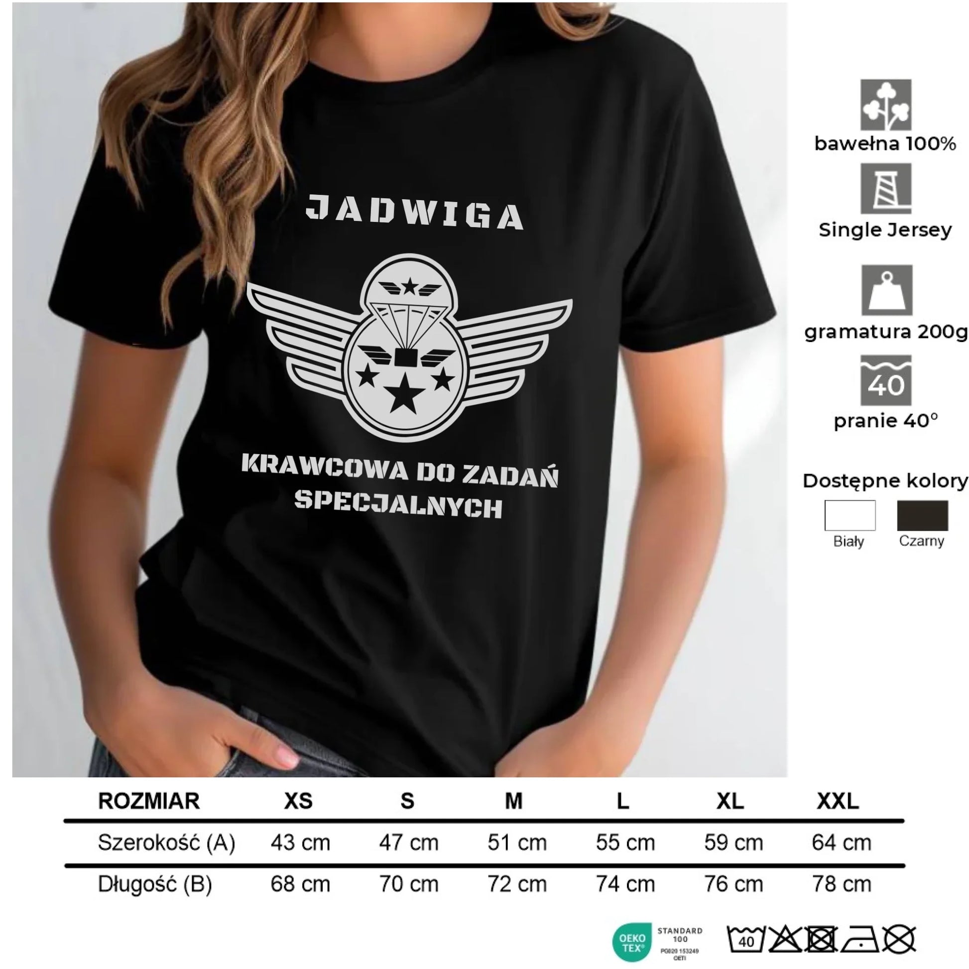 Koszulka damska szyciowa dla krawcowej - Krawcowa do zadań specjalnych HS38 - StoryCups.pl