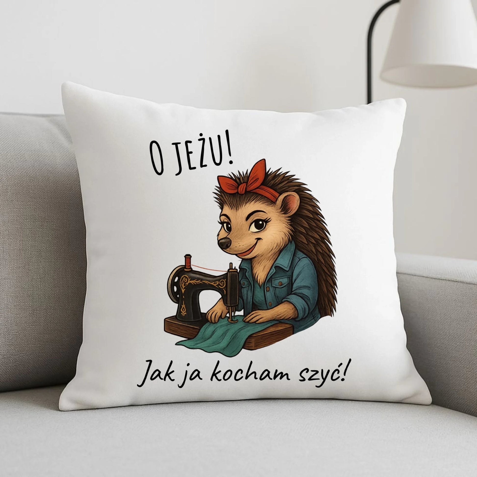 Poduszka szyciowa dla krawcowej - O JEŻU! Jak ja kocham szyć! HS09 - StoryCups.pl