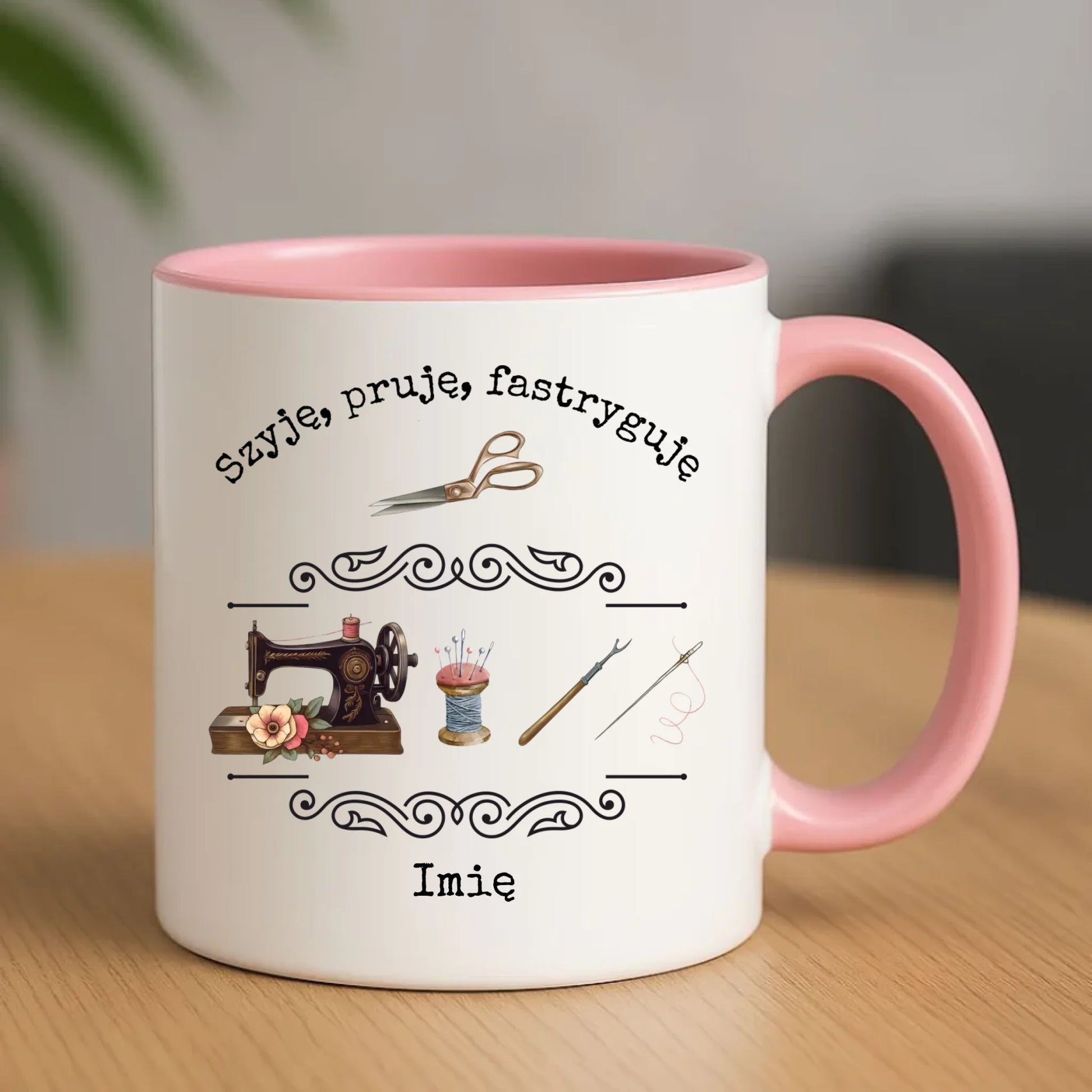 Kubek szyciowy dla krawcowej – Szyję, pruję, fastryguję HS13 - StoryCups.pl