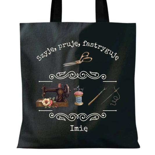 Torba szyciowa dla krawcowej - Szyję, pruję, fastryguję HS13 - StoryCups.pl
