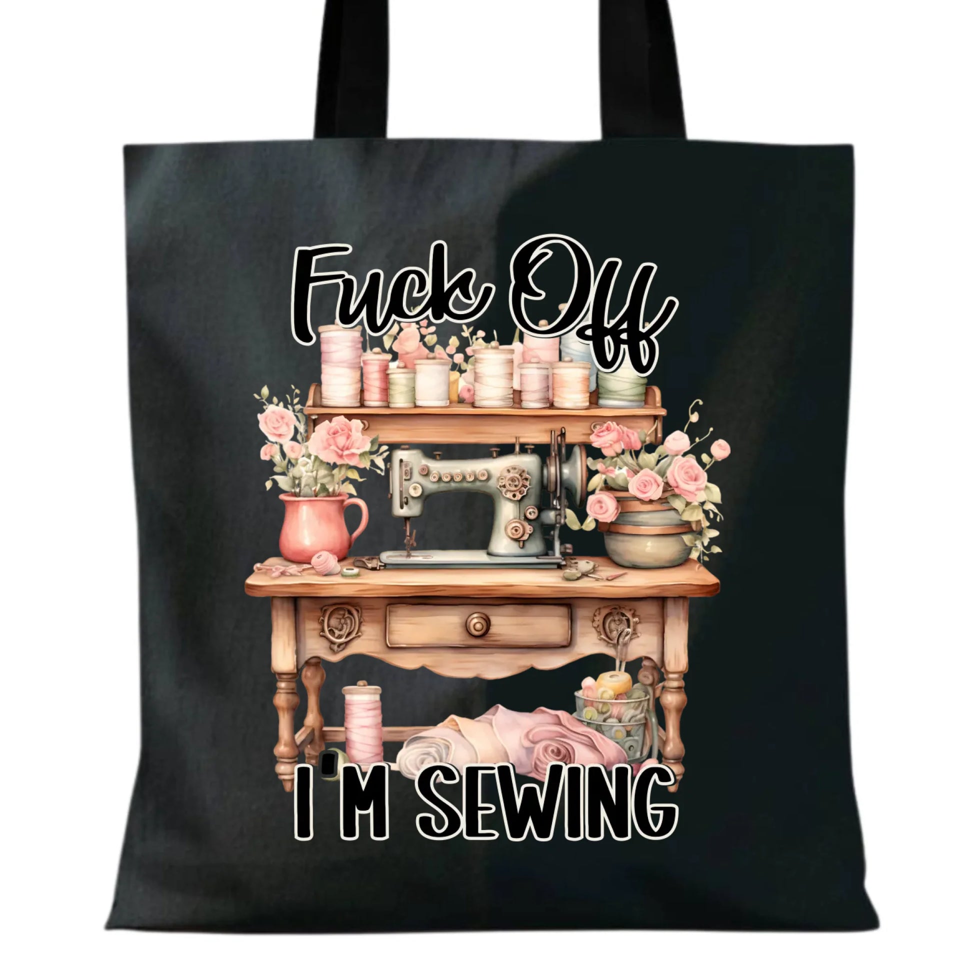 Torba szyciowa dla krawcowej - Fck off im sewing HS16 - StoryCups.pl