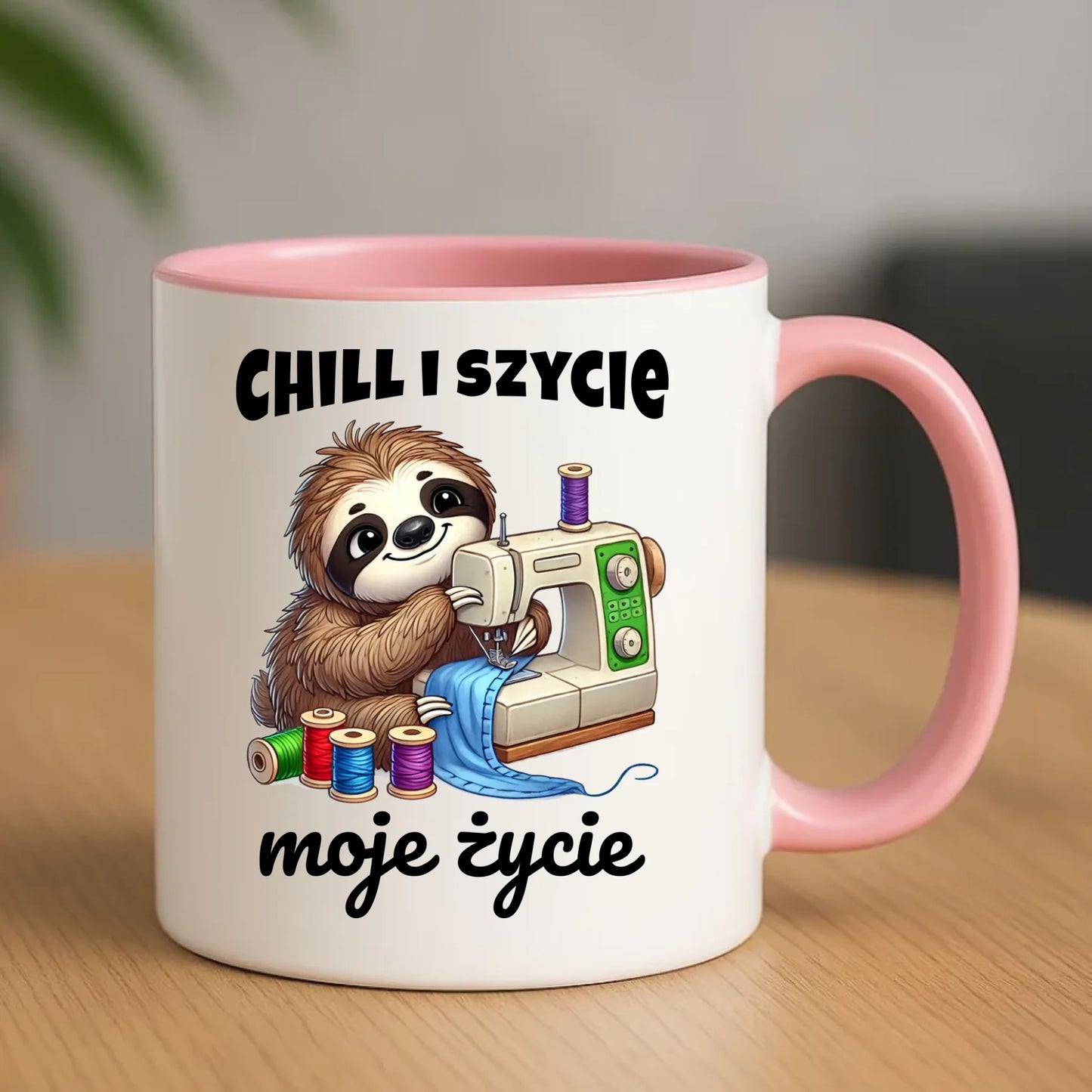 Kubek szyciowy dla krawcowej – Chill i szycie moje życie HS17 - StoryCups.pl