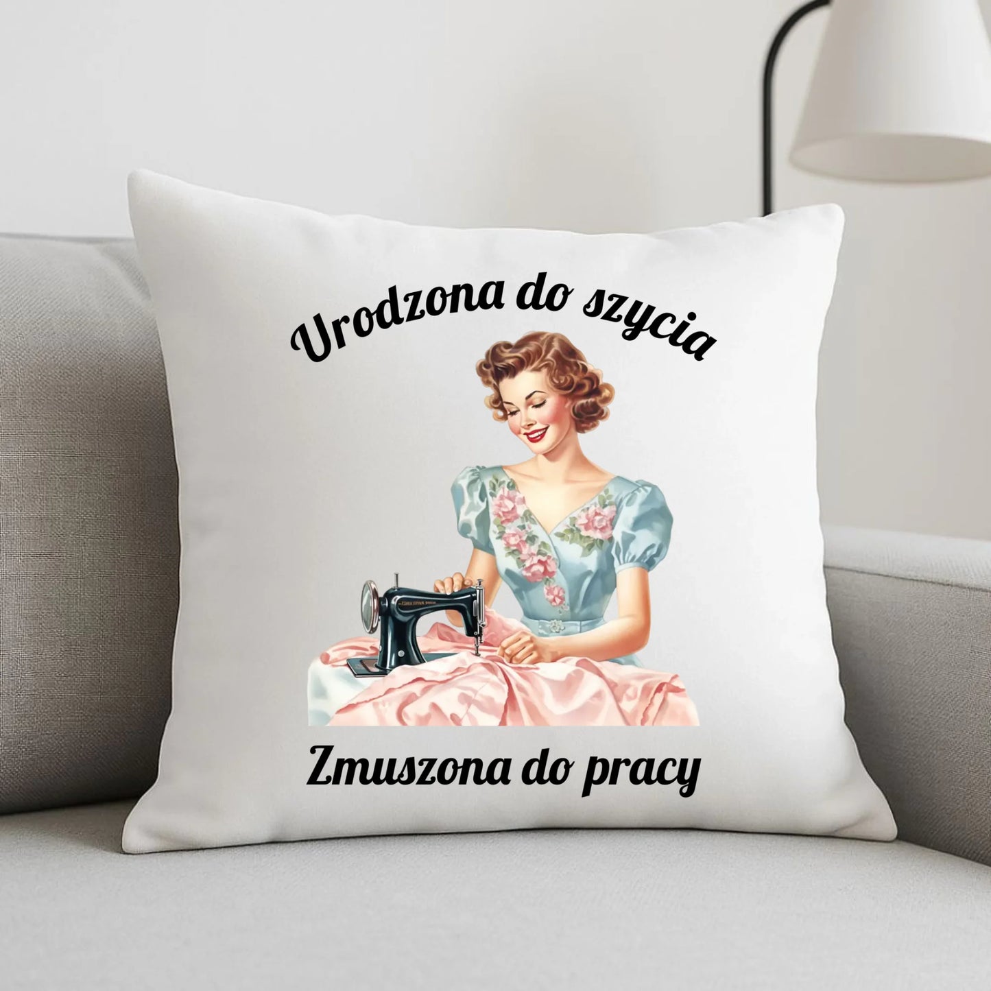 Poduszka szyciowa dla krawcowej - Urodzona do szycia HS18 - StoryCups.pl