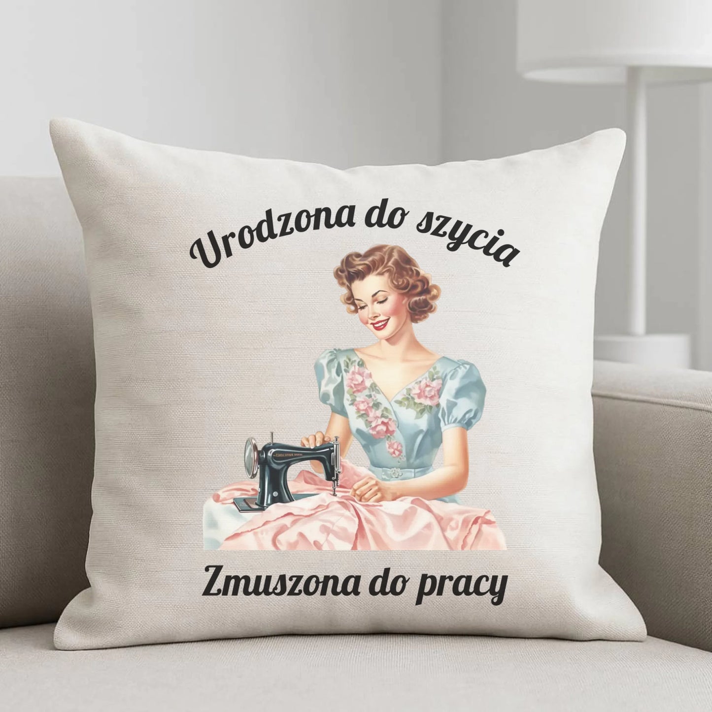 Poduszka szyciowa dla krawcowej - Urodzona do szycia HS18 - StoryCups.pl