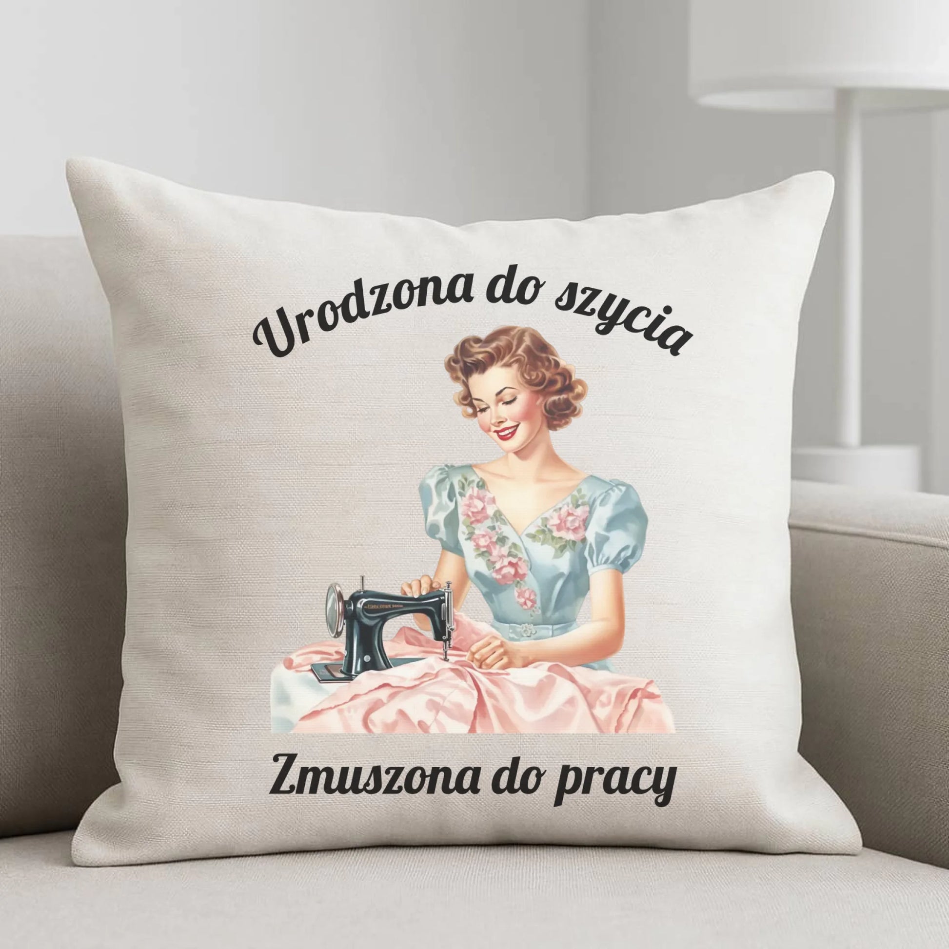 Poduszka szyciowa dla krawcowej - Urodzona do szycia HS18 - StoryCups.pl