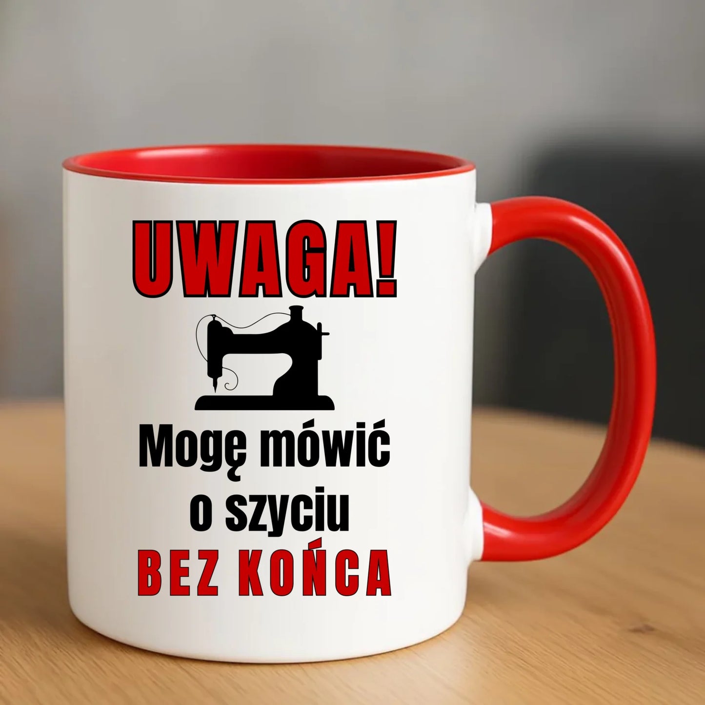 Kubek szyciowy dla krawcowej – Mówić o szyciu bez końca HS19 - StoryCups.pl