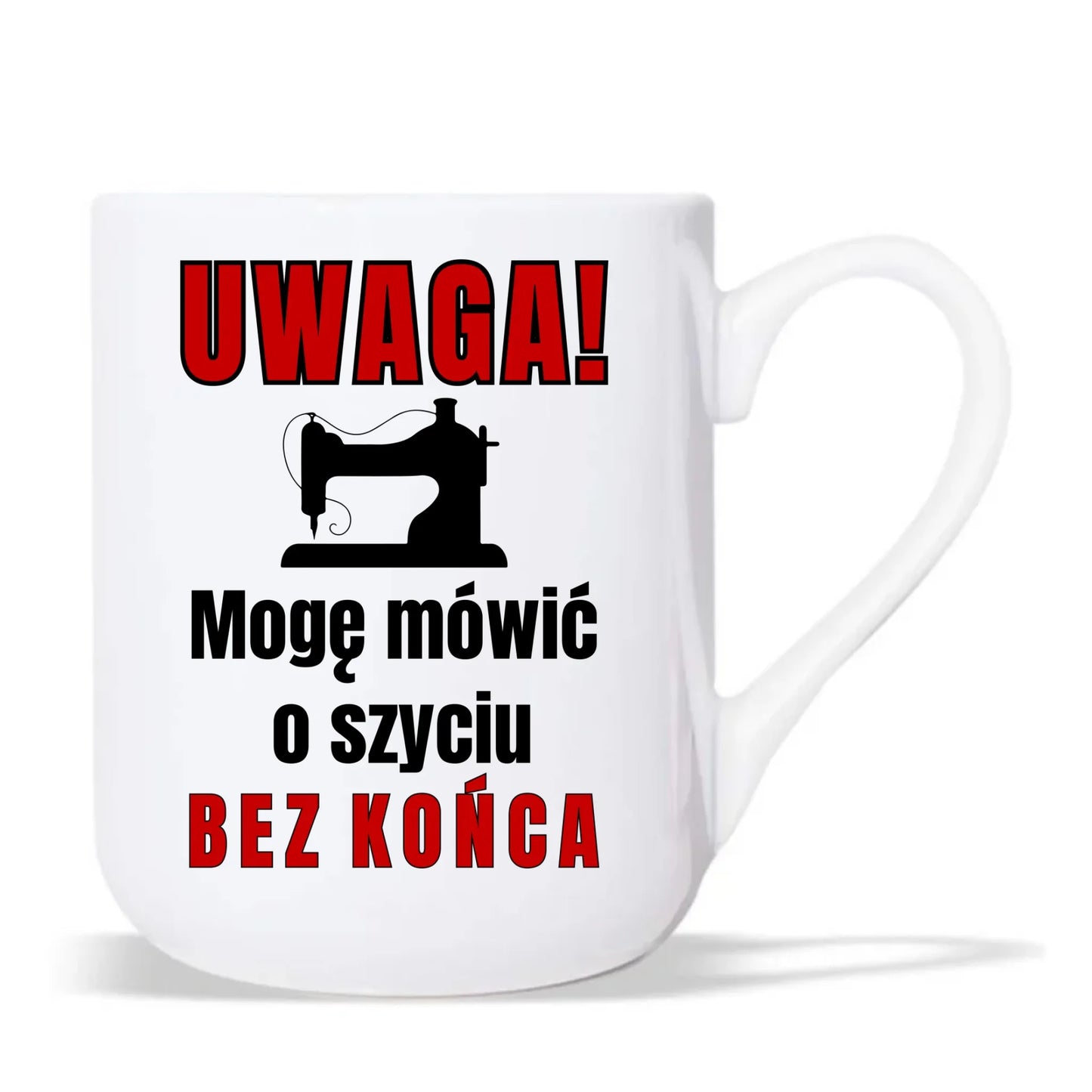 Kubek elegant szyciowy dla krawcowej - Mówić o szyciu bez końca HS19 - StoryCups.pl