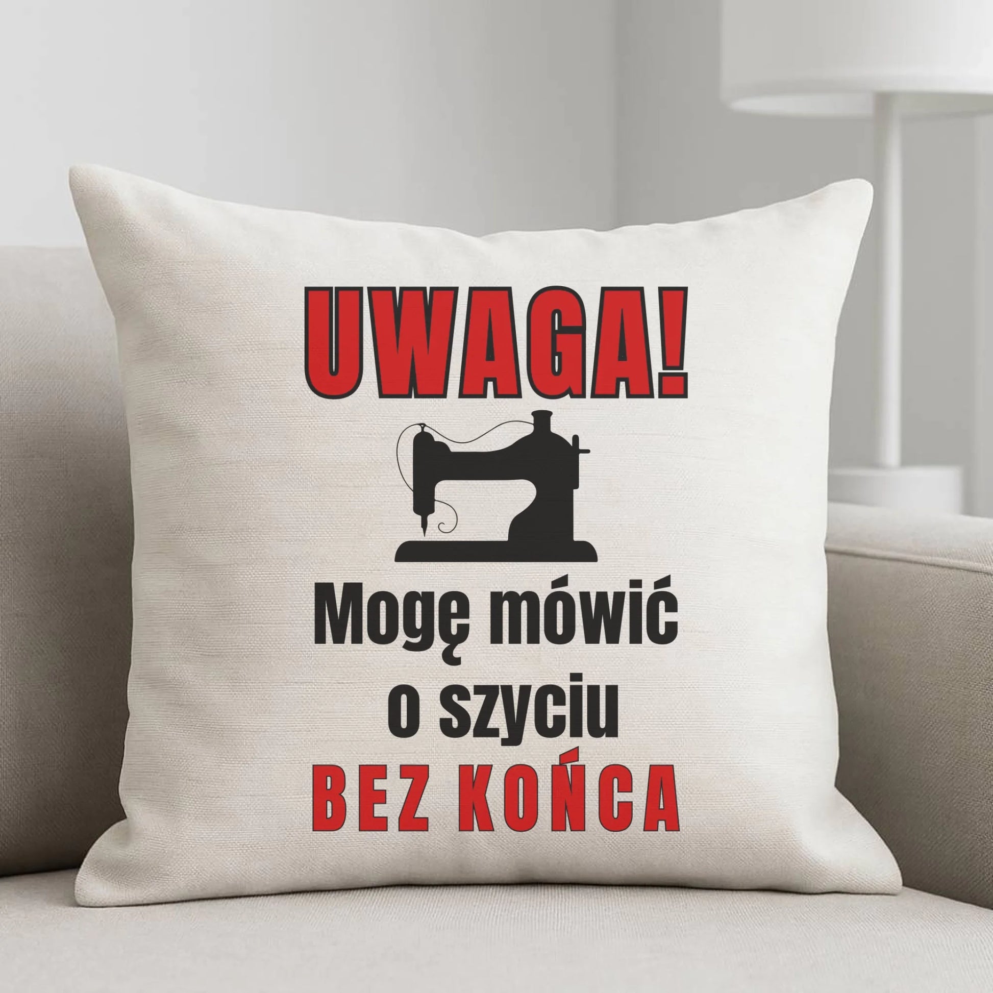 Poduszka szyciowa dla krawcowej - Mówić o szyciu bez końca HS19 - StoryCups.pl