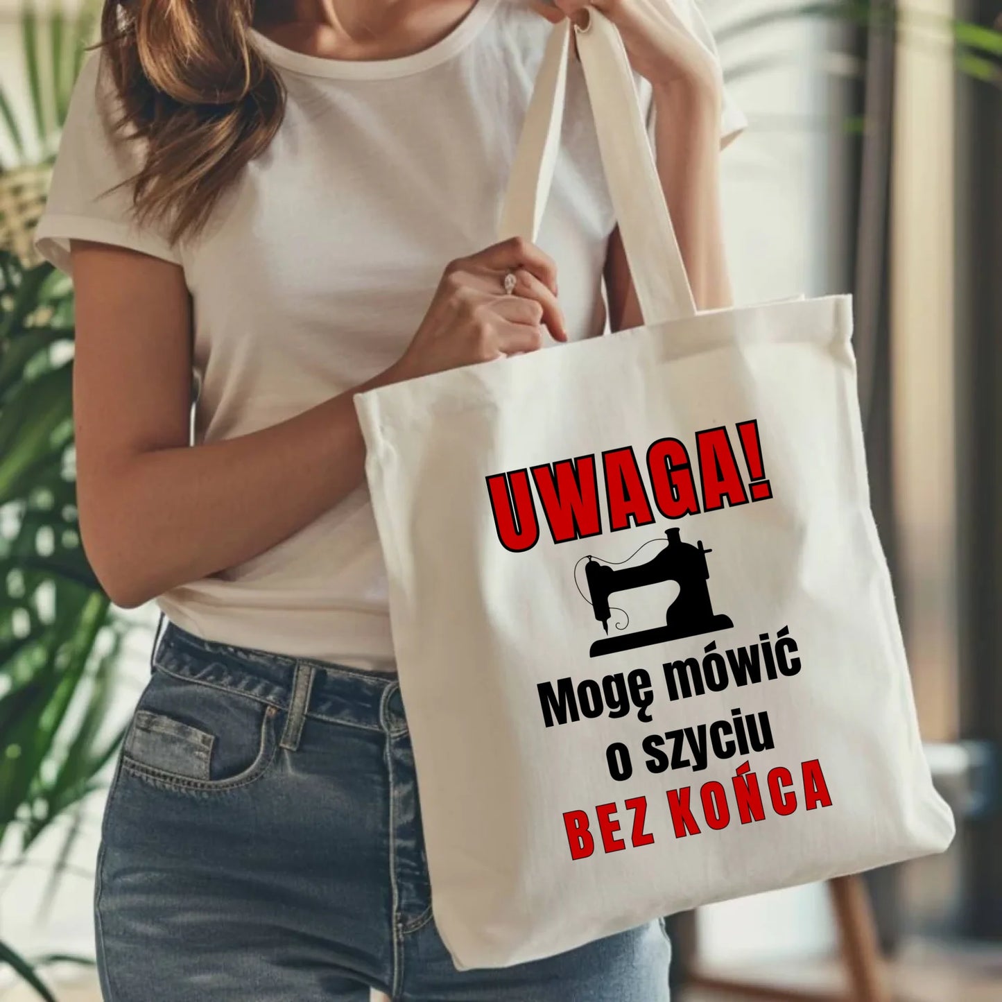 Torba szyciowa dla krawcowej - Mówić o szyciu bez końca HS19 - StoryCups.pl