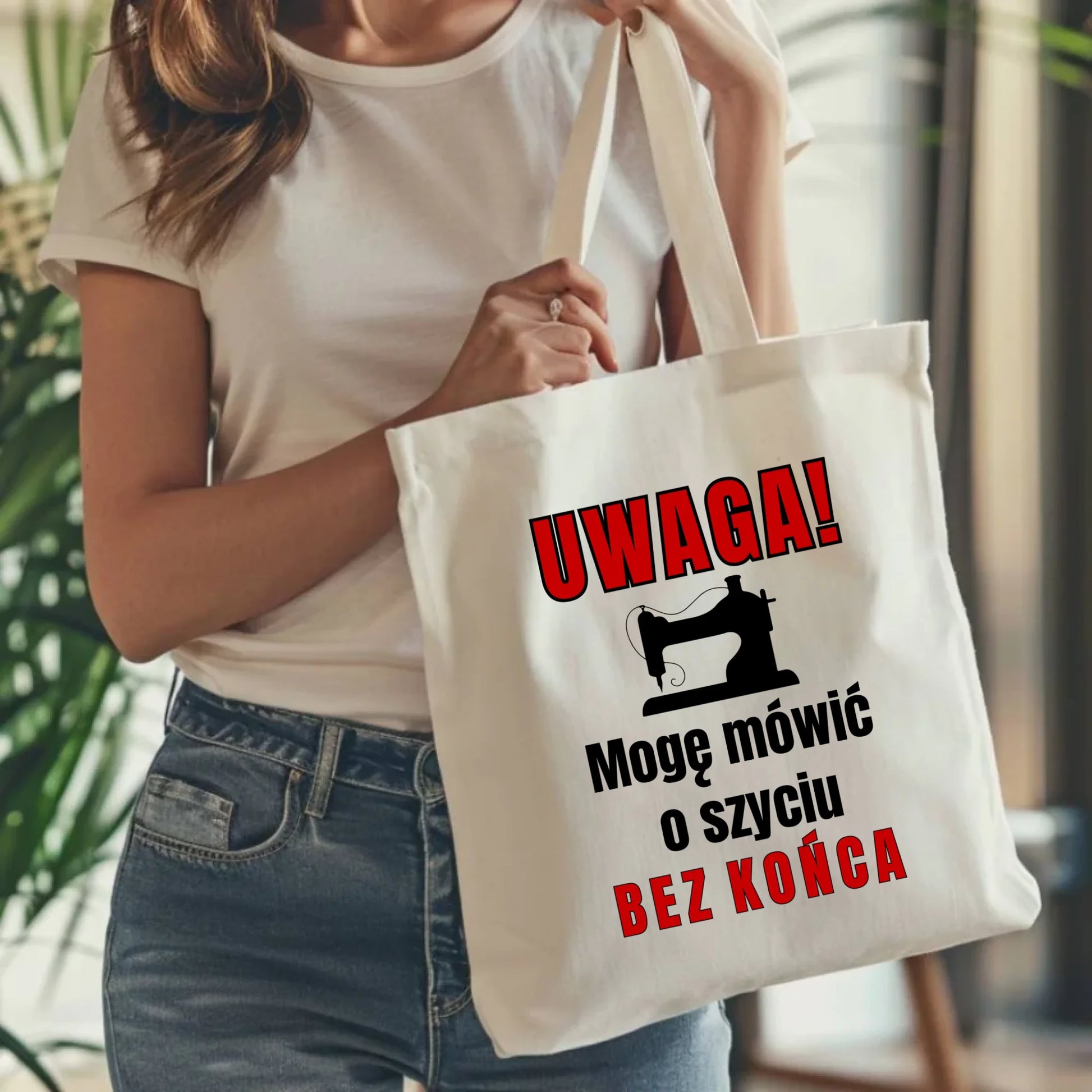 Torba szyciowa dla krawcowej - Mówić o szyciu bez końca HS19 - StoryCups.pl