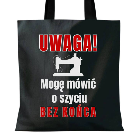 Torba szyciowa dla krawcowej - Mówić o szyciu bez końca HS19 - StoryCups.pl