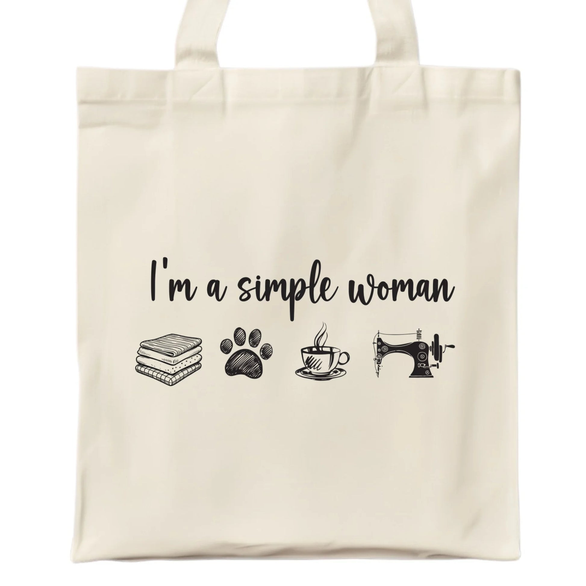 Torba szyciowa dla krawcowej - I'm a simple woman HS20 - StoryCups.pl