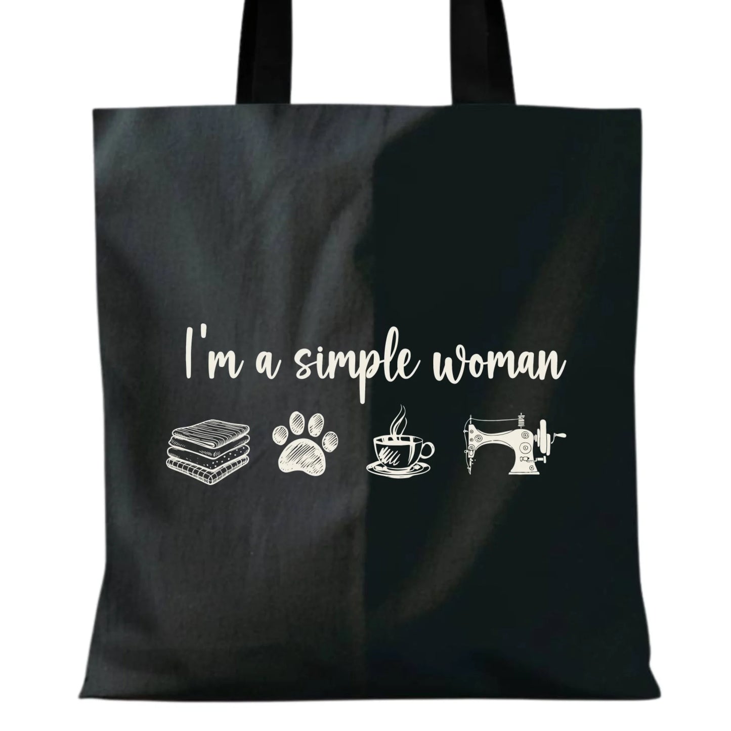 Torba szyciowa dla krawcowej - I'm a simple woman HS20 - StoryCups.pl