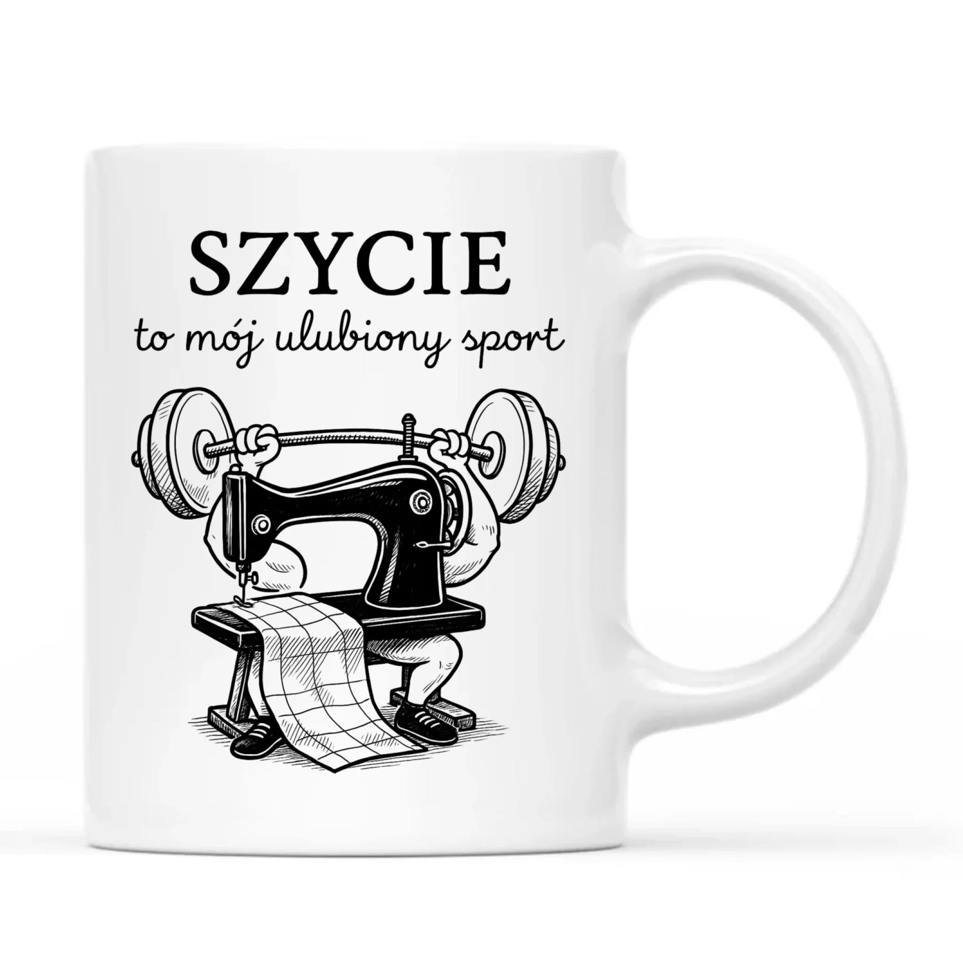 Kubek szyciowy dla krawcowej – Szycie to mój ulubiony sport HS23 - StoryCups.pl