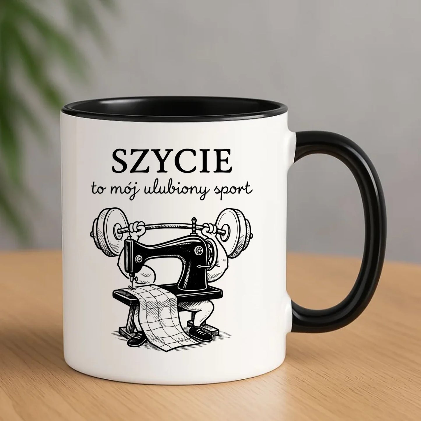 Kubek szyciowy dla krawcowej – Szycie to mój ulubiony sport HS23 - StoryCups.pl