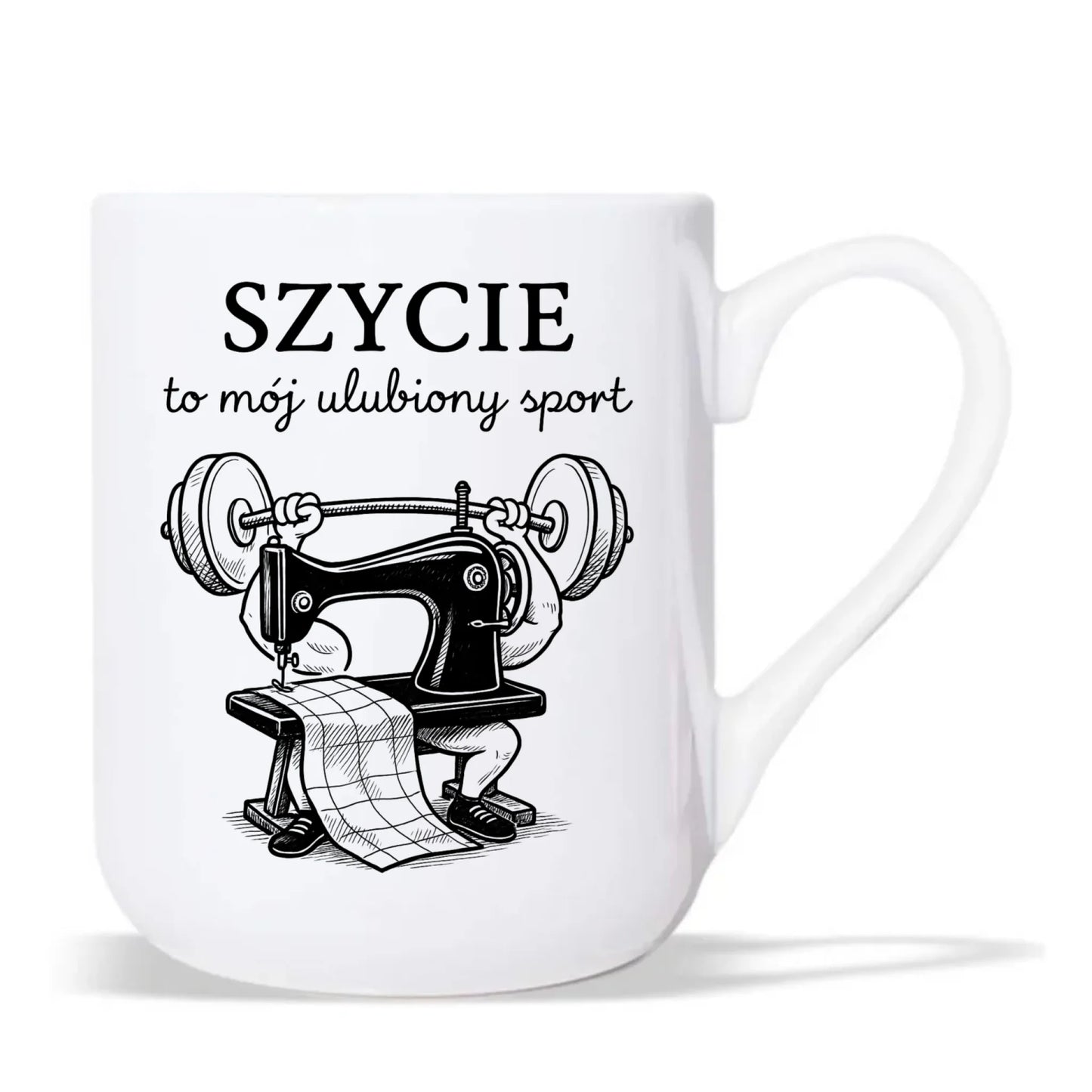 Kubek elegant szyciowy dla krawcowej - Szycie to mój ulubiony sport HS23 - StoryCups.pl