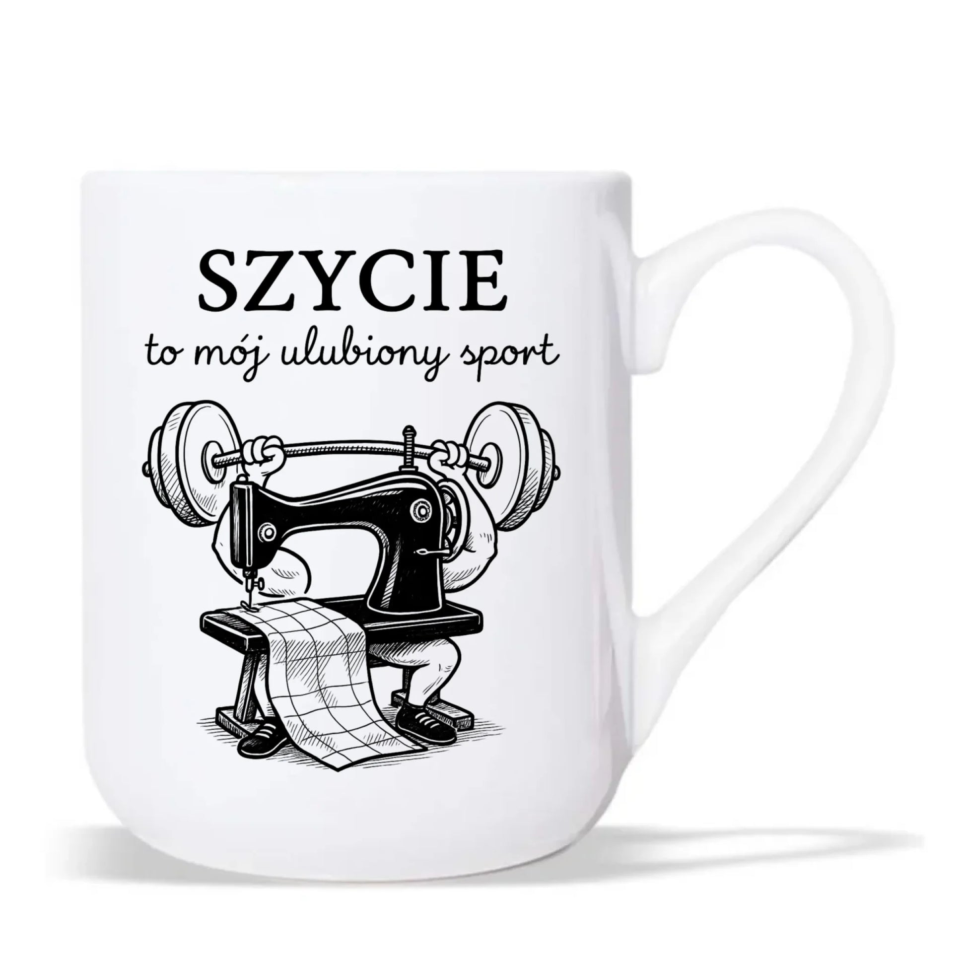 Kubek elegant szyciowy dla krawcowej - Szycie to mój ulubiony sport HS23 - StoryCups.pl