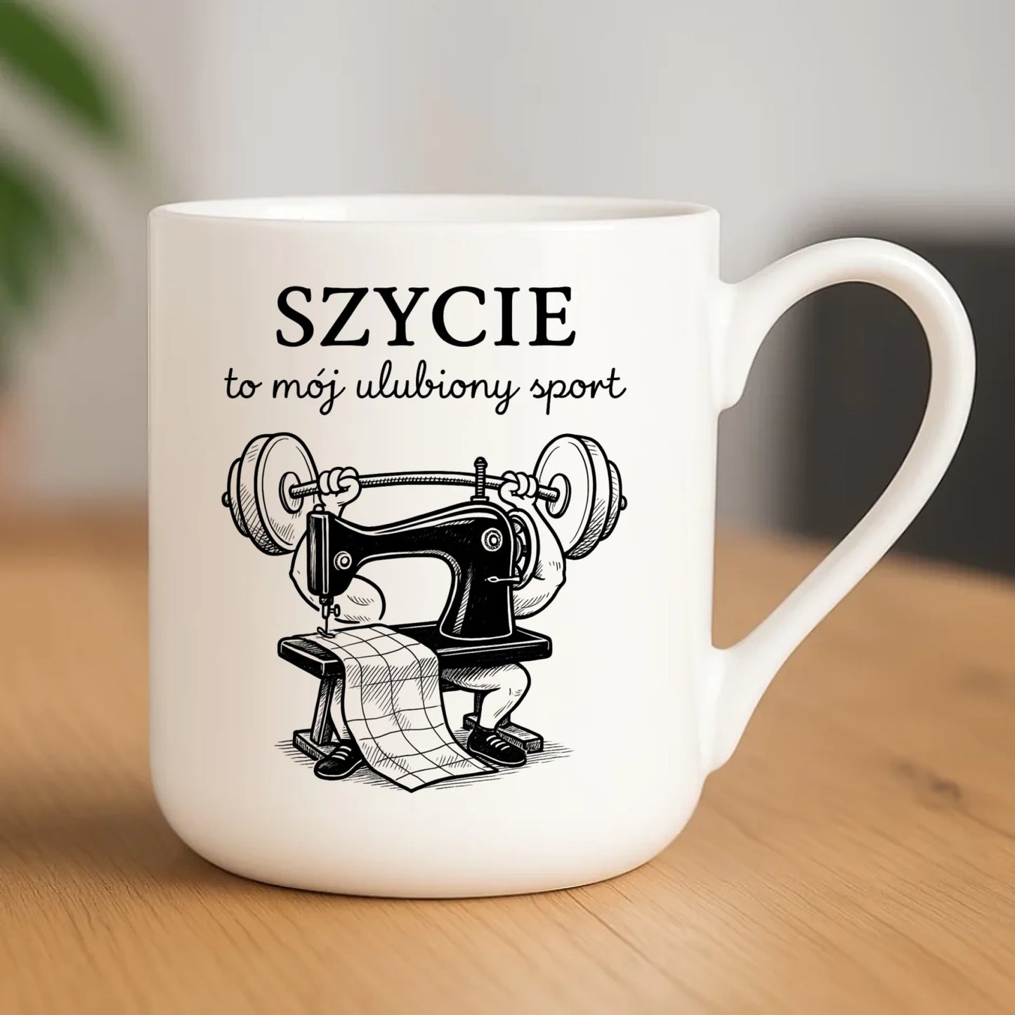 Kubek elegant szyciowy dla krawcowej - Szycie to mój ulubiony sport HS23 - StoryCups.pl