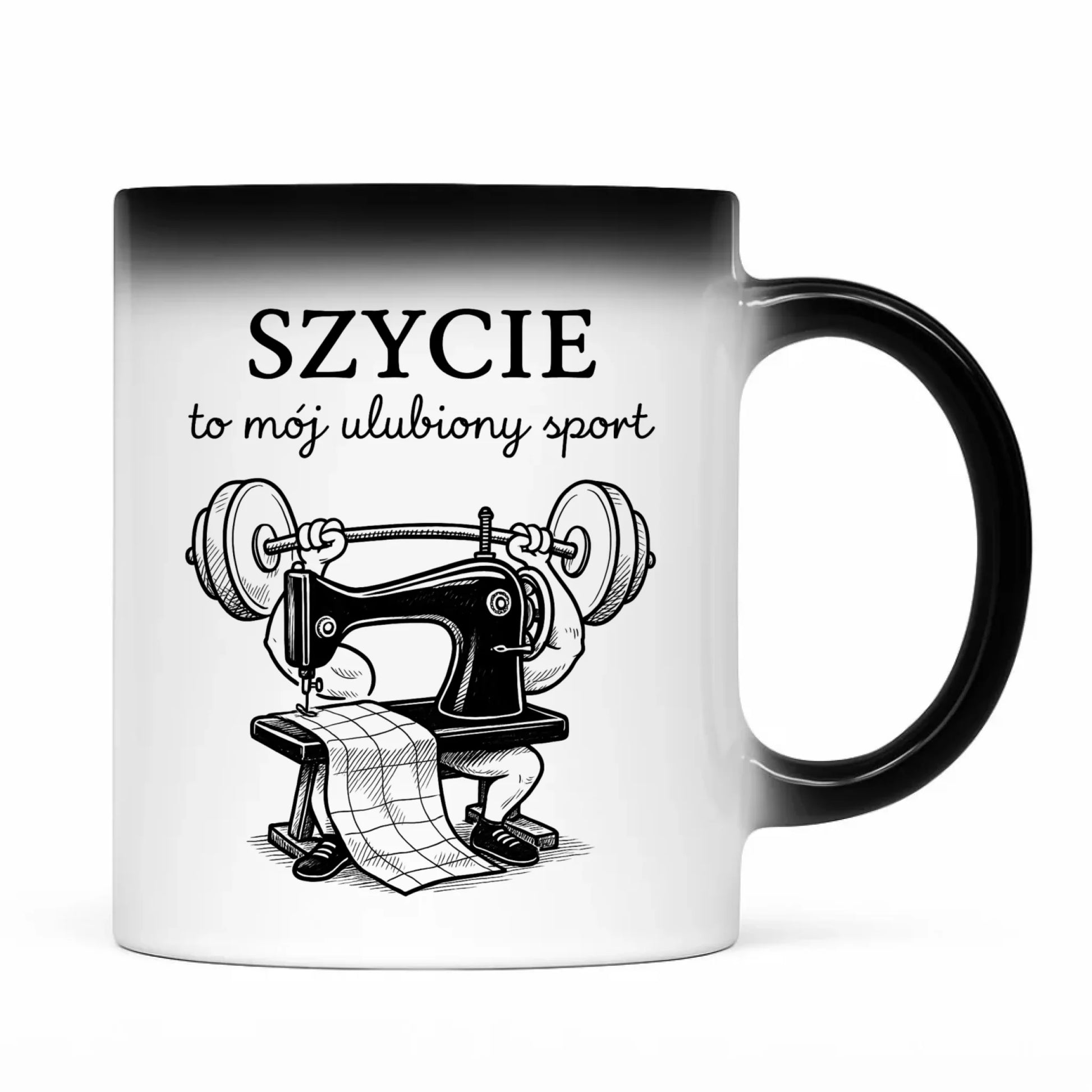 Kubek magiczny szyciowy dla krawcowej - Szycie to mój ulubiony sport HS23 - StoryCups.pl