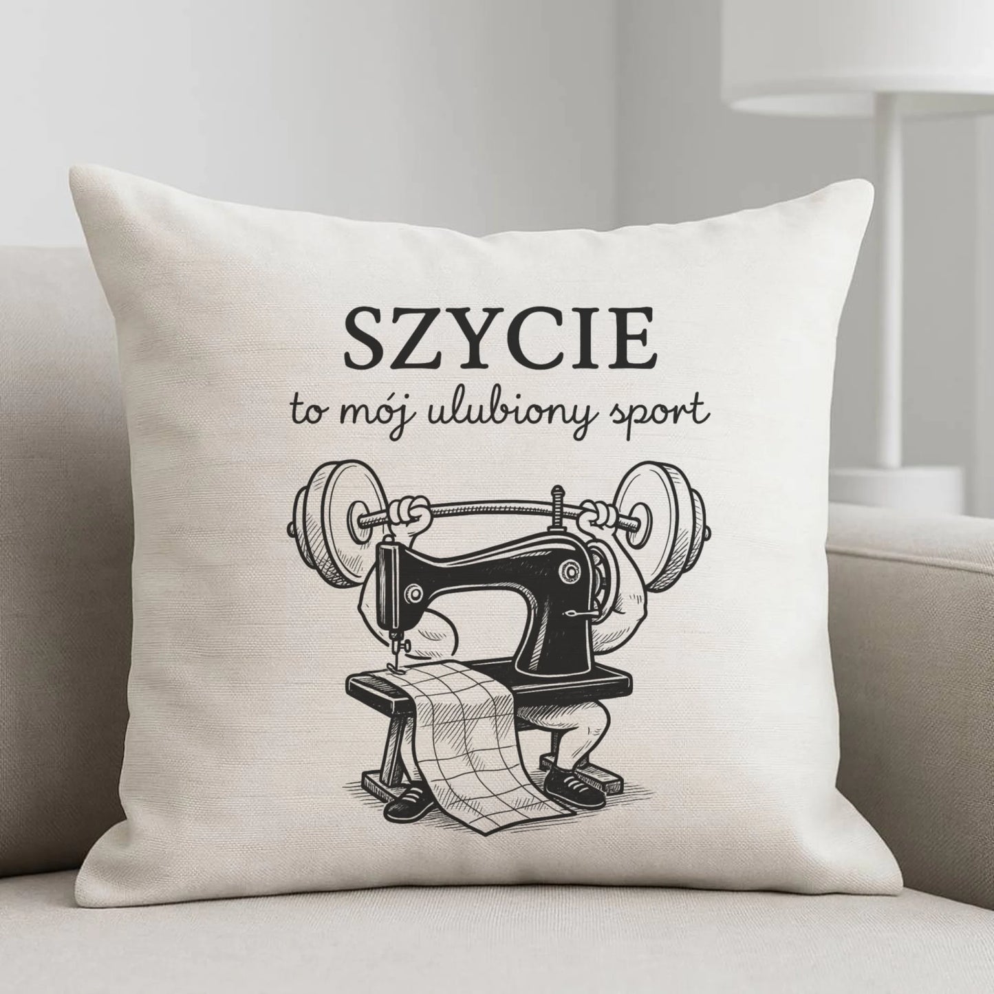 Poduszka szyciowa dla krawcowej - Szycie to mój ulubiony sport HS23 - StoryCups.pl