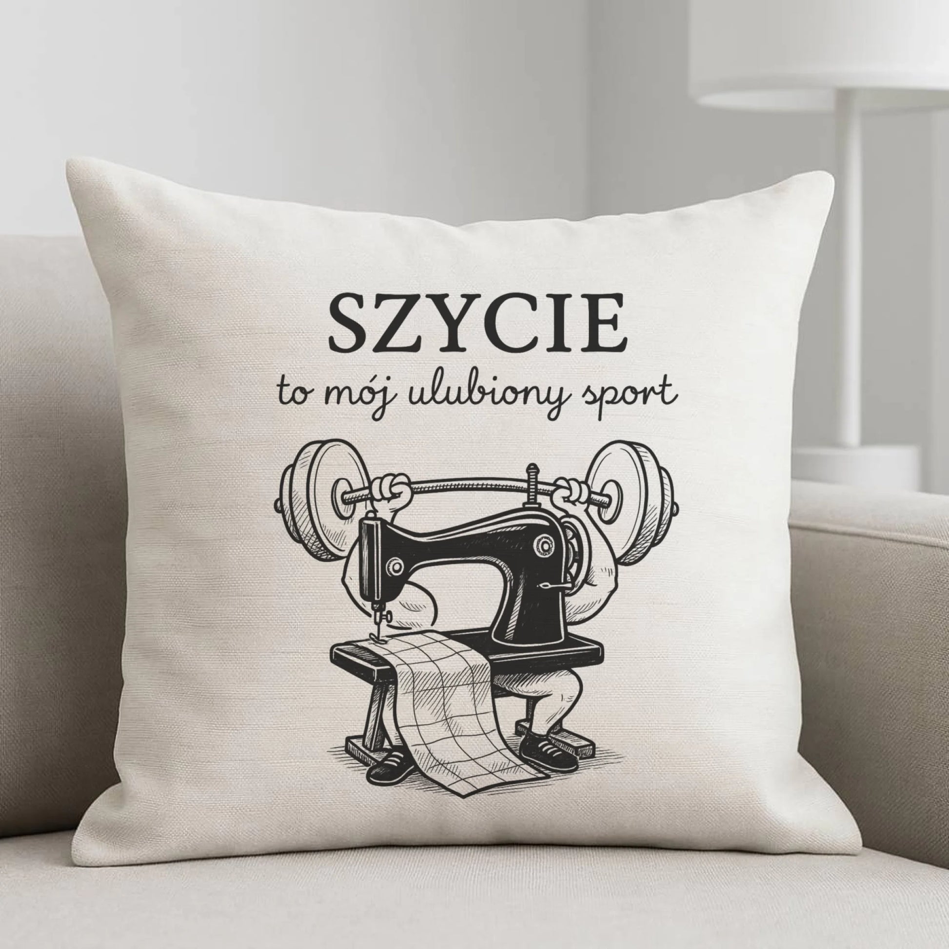 Poduszka szyciowa dla krawcowej - Szycie to mój ulubiony sport HS23 - StoryCups.pl