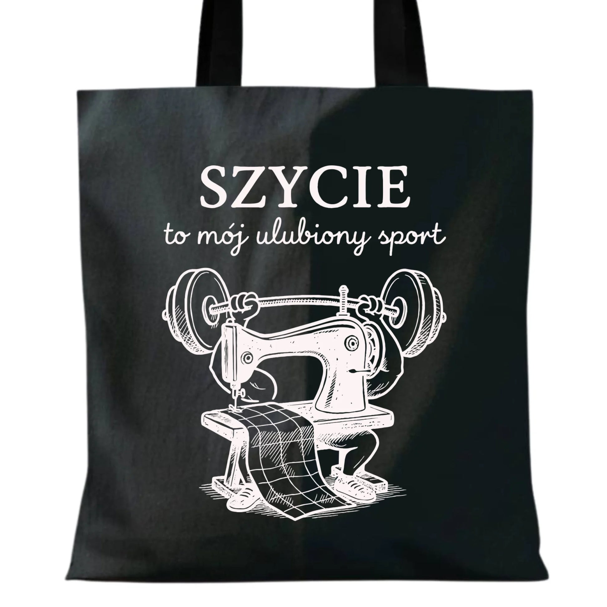 Torba szyciowa dla krawcowej - Szycie to mój ulubiony sport HS23 - StoryCups.pl