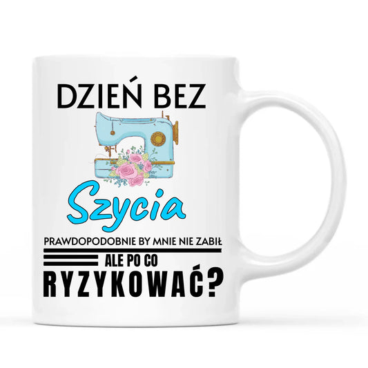 Kubek szyciowy dla krawcowej – Dzień bez szycia HS24 - StoryCups.pl