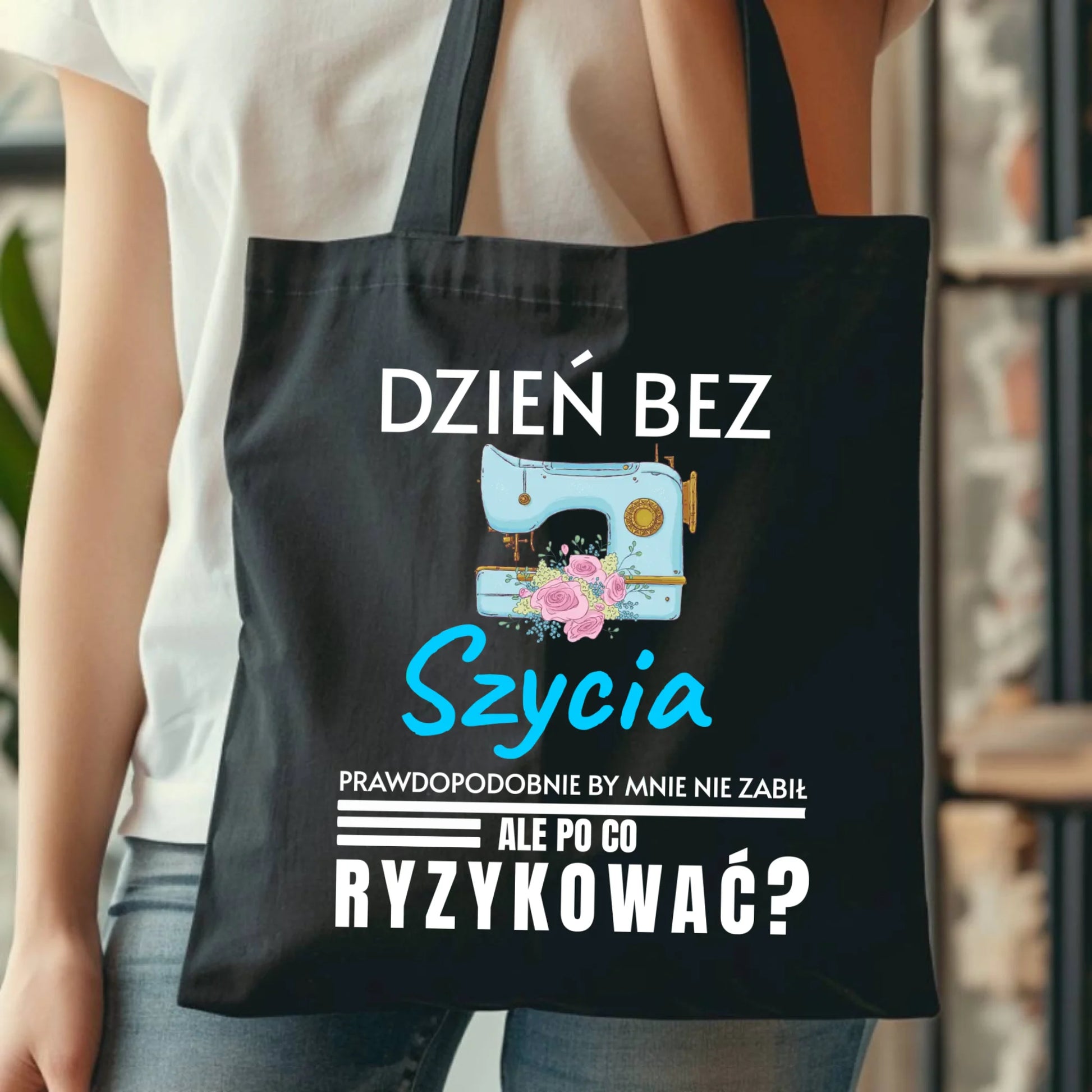 Torba szyciowa dla krawcowej - Dzień bez szycia HS24 - StoryCups.pl