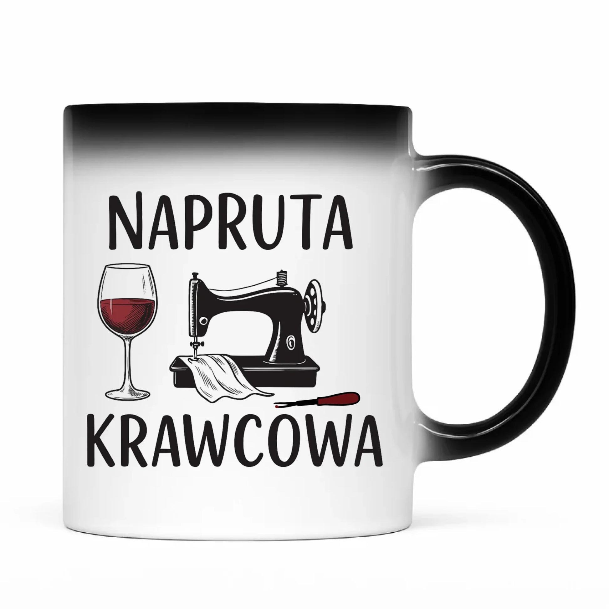 Kubek magiczny szyciowy dla krawcowej - Napruta krawcowa HS25 - StoryCups.pl