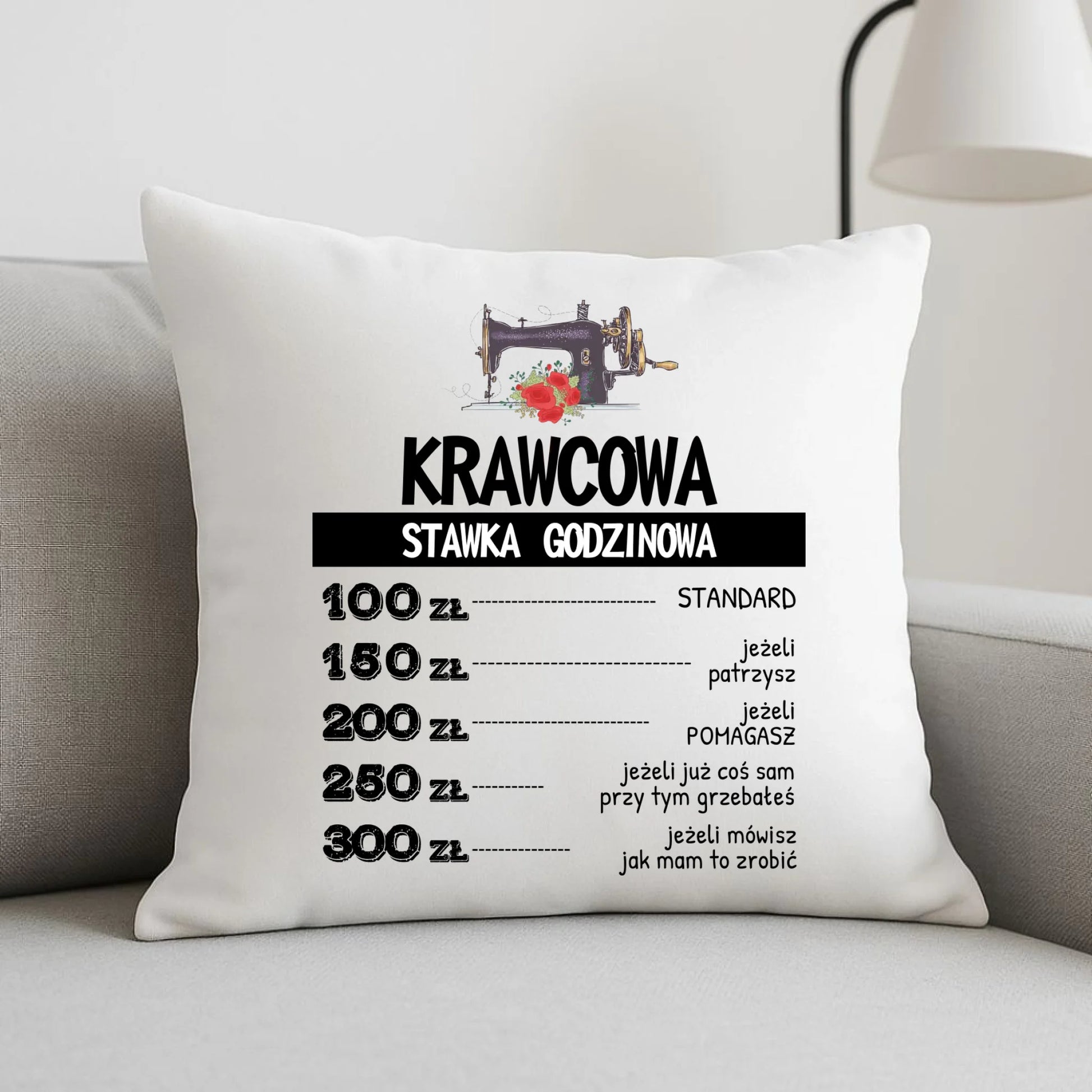 Poduszka szyciowa dla krawcowej - Stawka godzinowa HS26 - StoryCups.pl