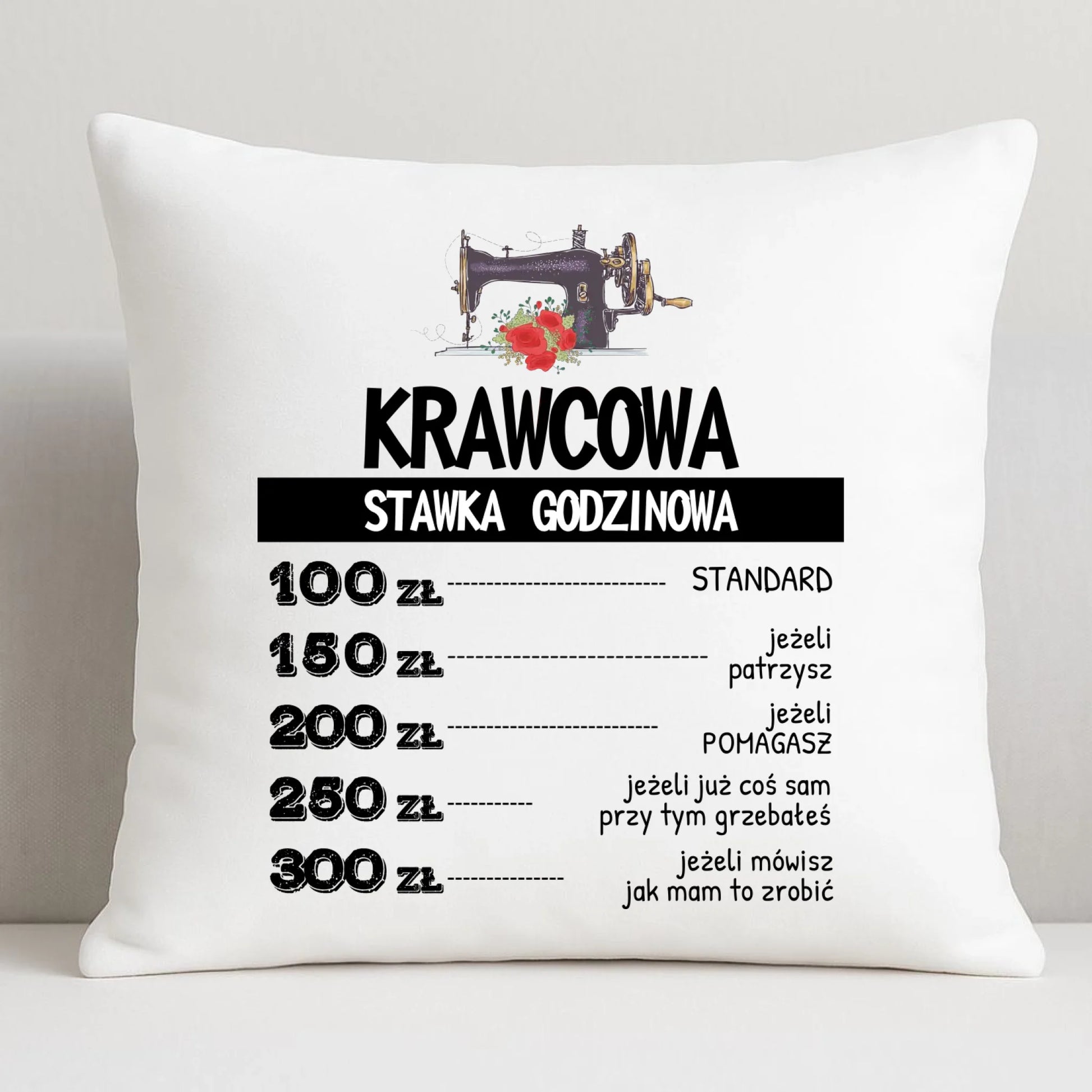 Poduszka szyciowa dla krawcowej - Stawka godzinowa HS26 - StoryCups.pl