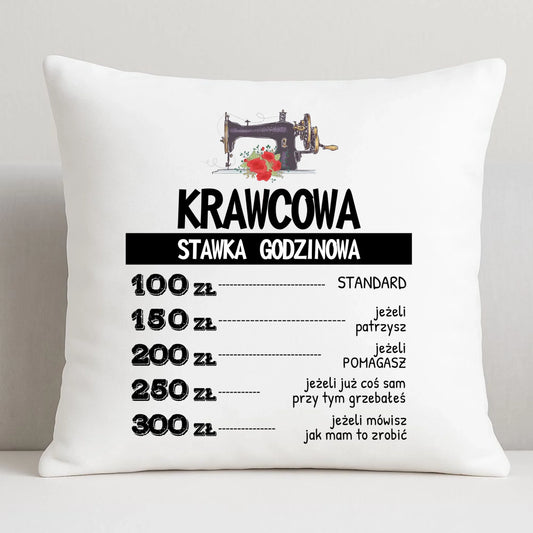 Poduszka szyciowa dla krawcowej - Stawka godzinowa HS26 - StoryCups.pl