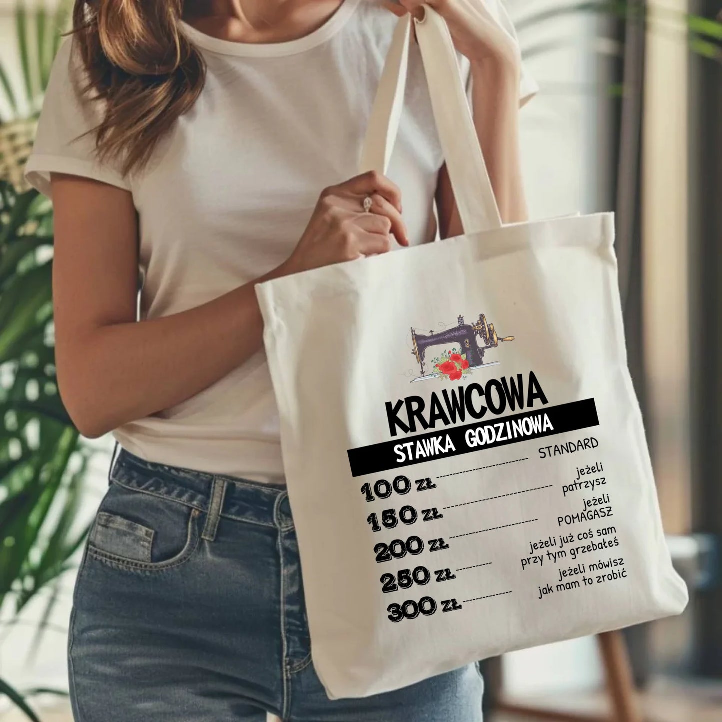 Torba szyciowa dla krawcowej - Stawka godzinowa HS26 - StoryCups.pl