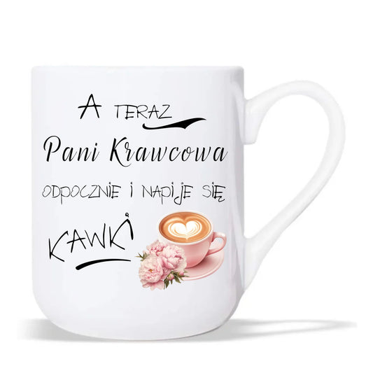 Kubek elegant szyciowy dla krawcowej - Napije się kawki HS27 - StoryCups.pl