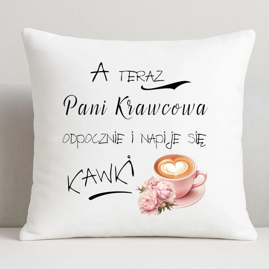 Poduszka szyciowa dla krawcowej - Napije się kawki HS27 - StoryCups.pl