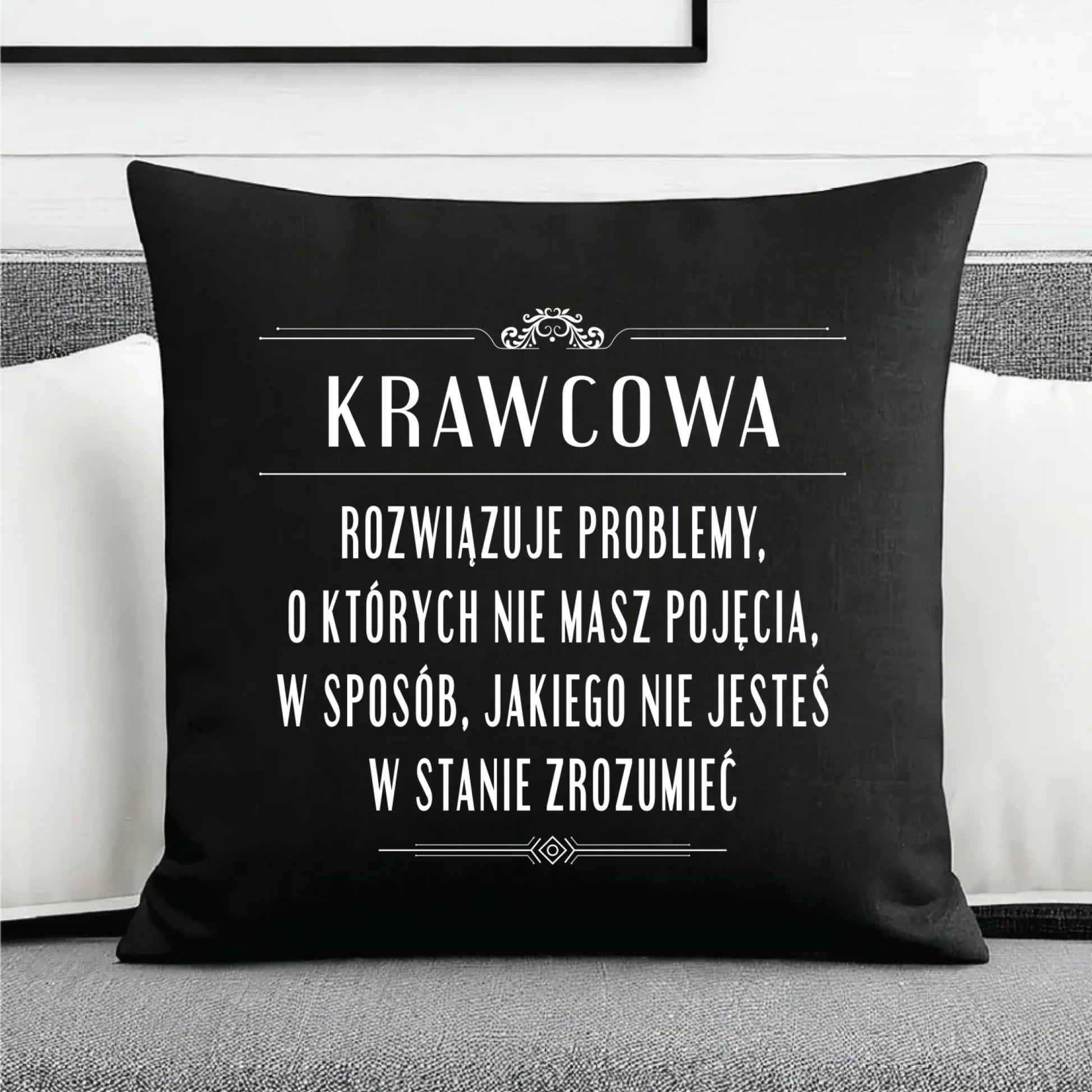 Poduszka dekoracyjna szyciowa dla krawcowej - Rozwiązuje problemy, o których nie masz pojęcia HS28 - StoryCups.pl